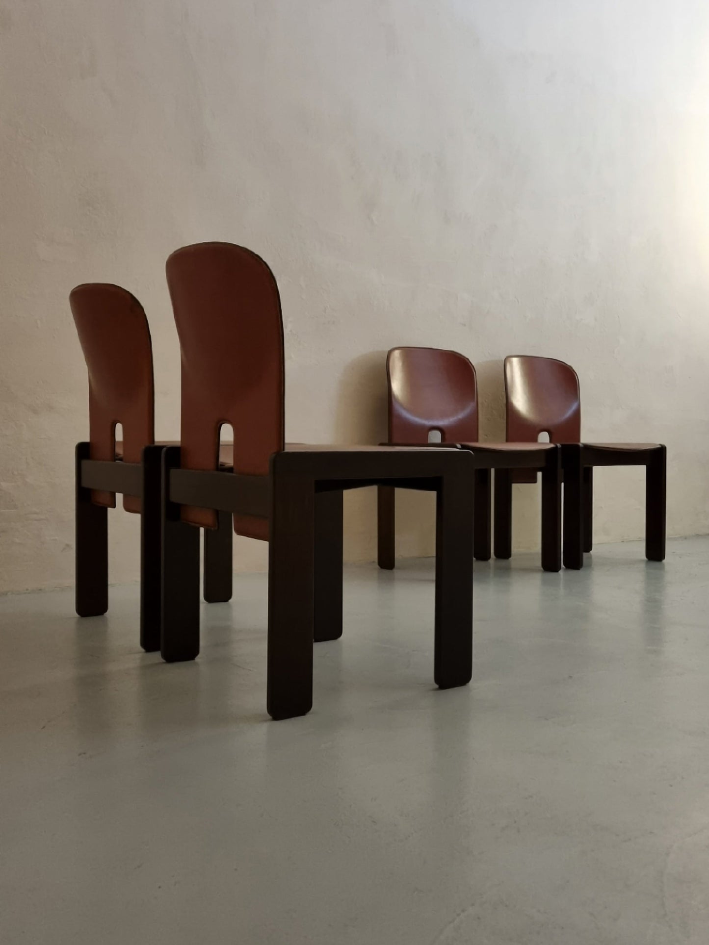121 Set of 4 Chairs by Afra and Tobia Scarpa for Cassina, 1965 Dining Chairs
