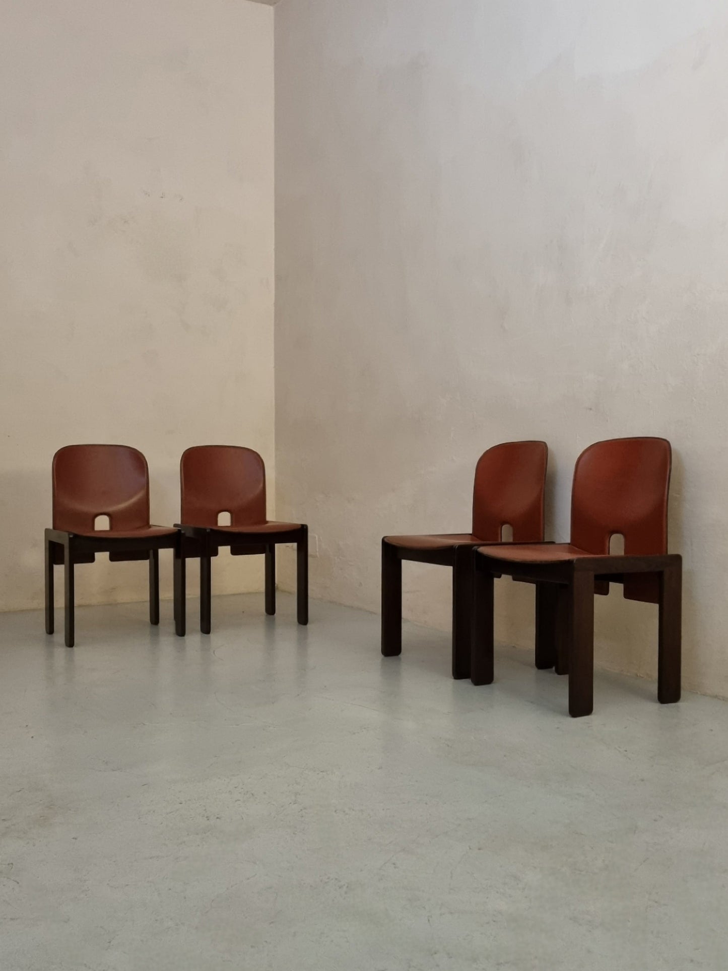 121 Set of 4 Chairs by Afra and Tobia Scarpa for Cassina, 1965 Dining Chairs