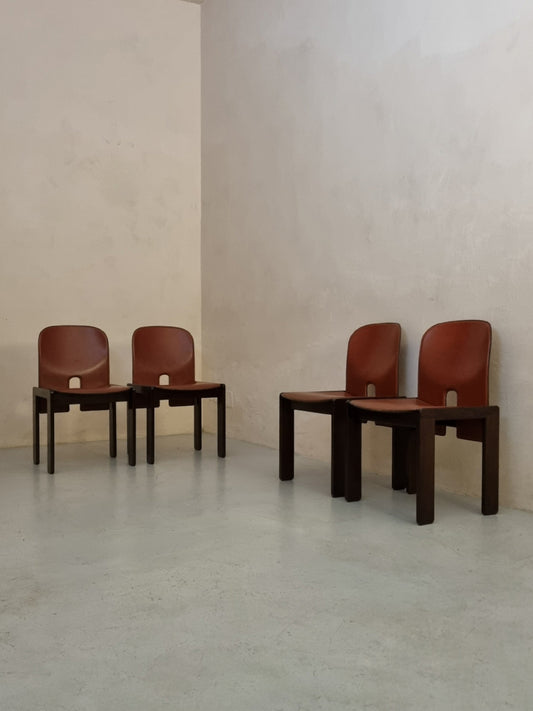 121 Set of 4 Chairs by Afra and Tobia Scarpa for Cassina, 1965 Dining Chairs