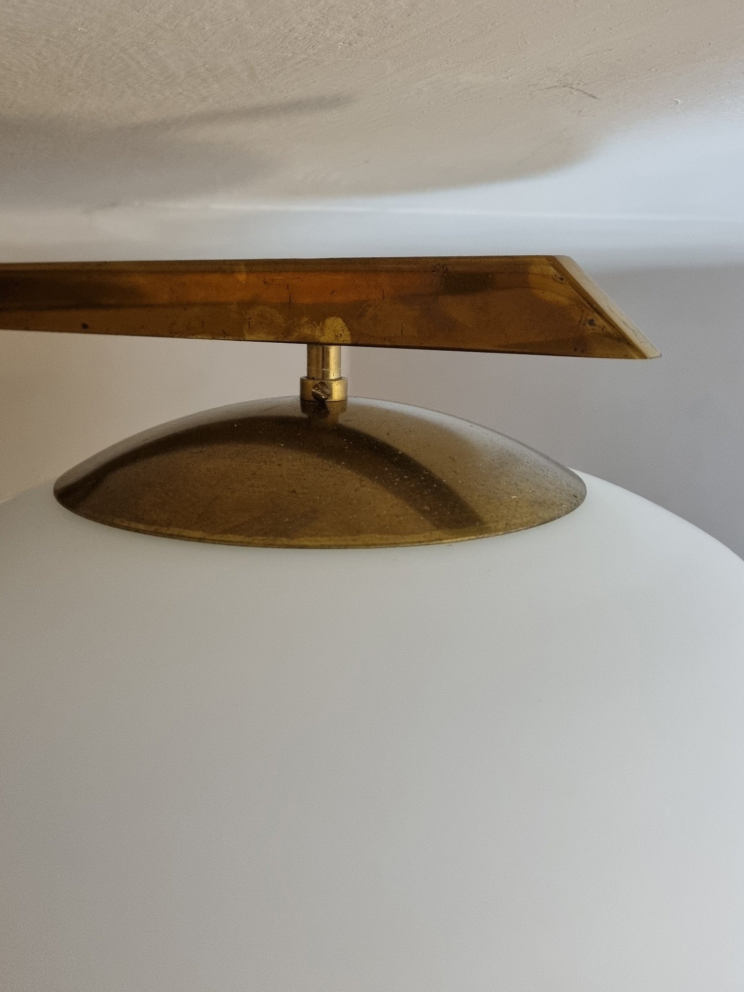 3 Lune Rare Ceiling Lamp Designed by Angelo Lelii for Arredoluce, 1961 Flush Mounts