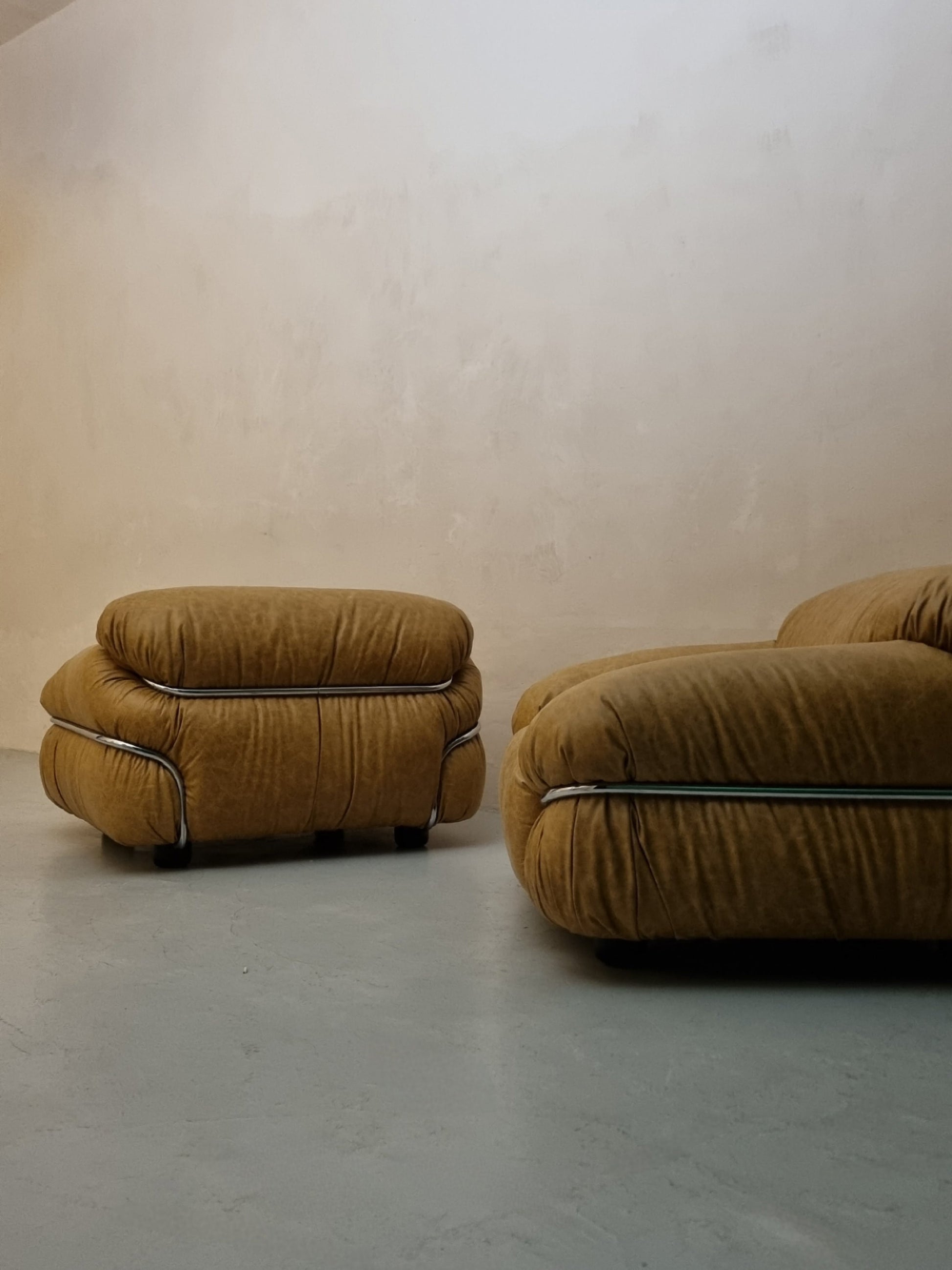595 Sesann Armchairs Designed by Gianfranco Frattini for Cassina, 1970 Chairs