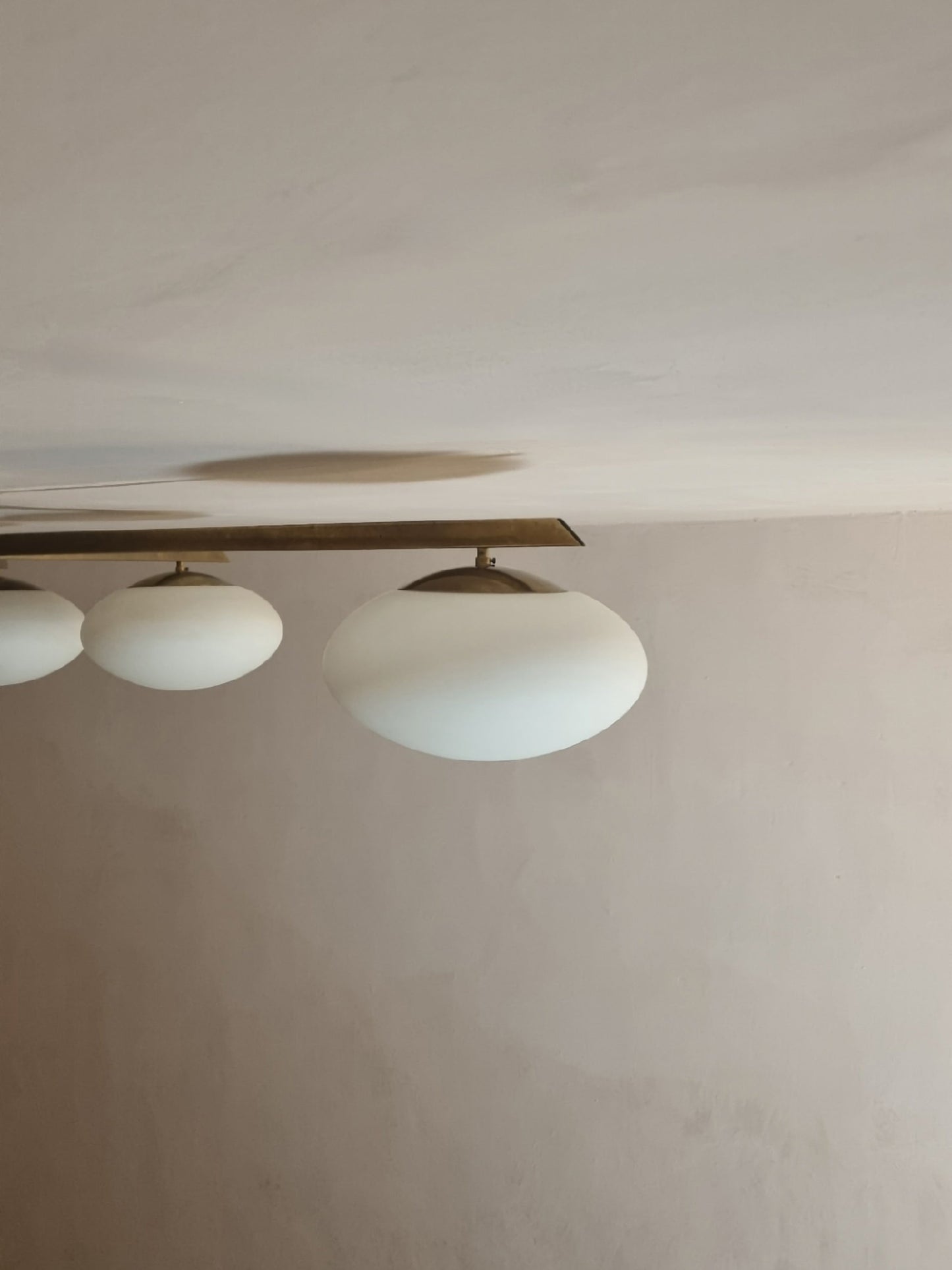 6 Lune Rare Ceiling Lamp Designed by Angelo Lelii for Arredoluce, 1961 Flush Mounts