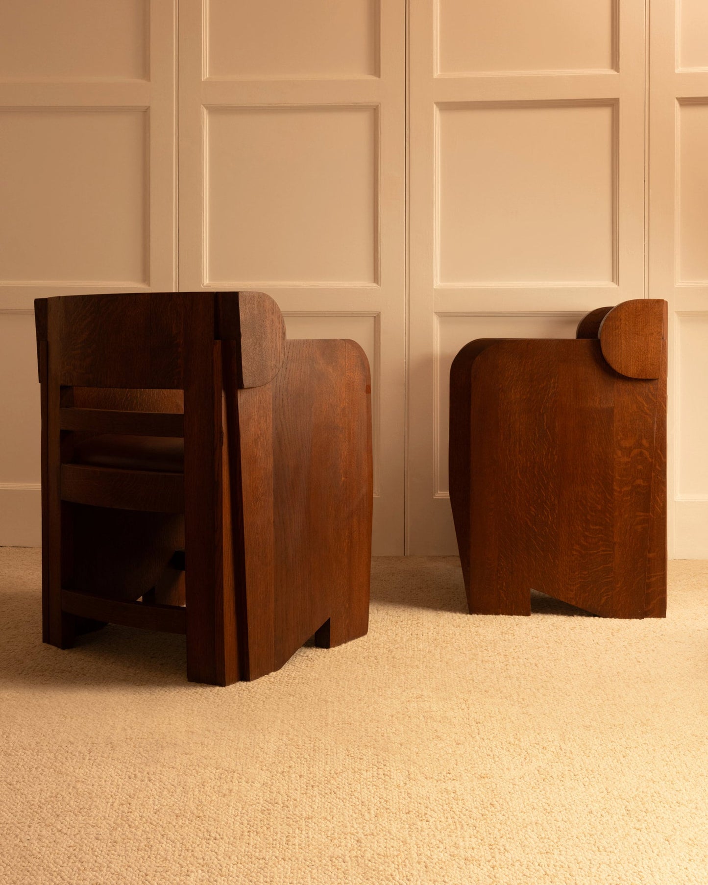 Pair of Anthroposophic Armchairs Chairs