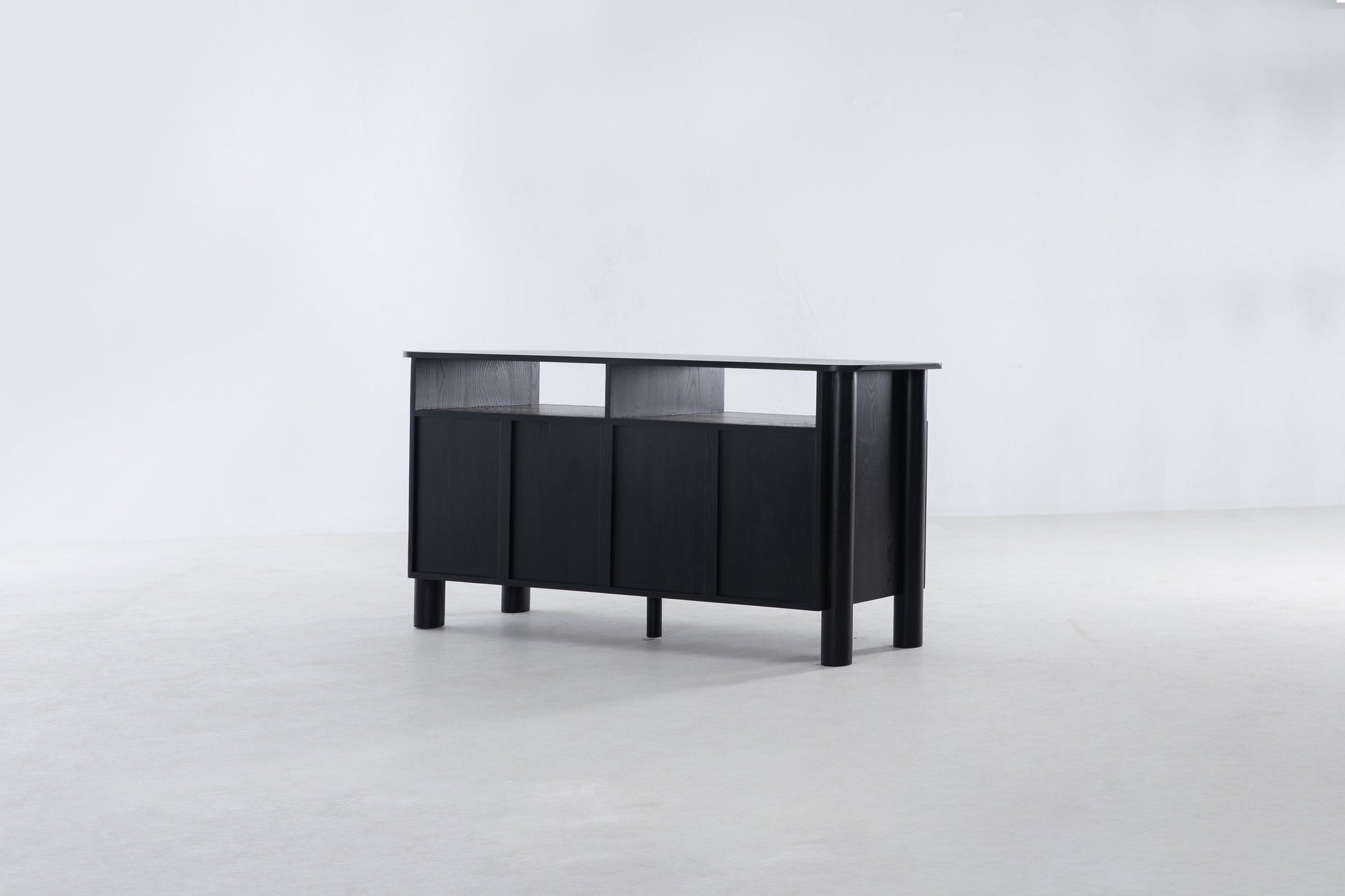 Arc Sideboard in Black by Sun at Six Sideboards