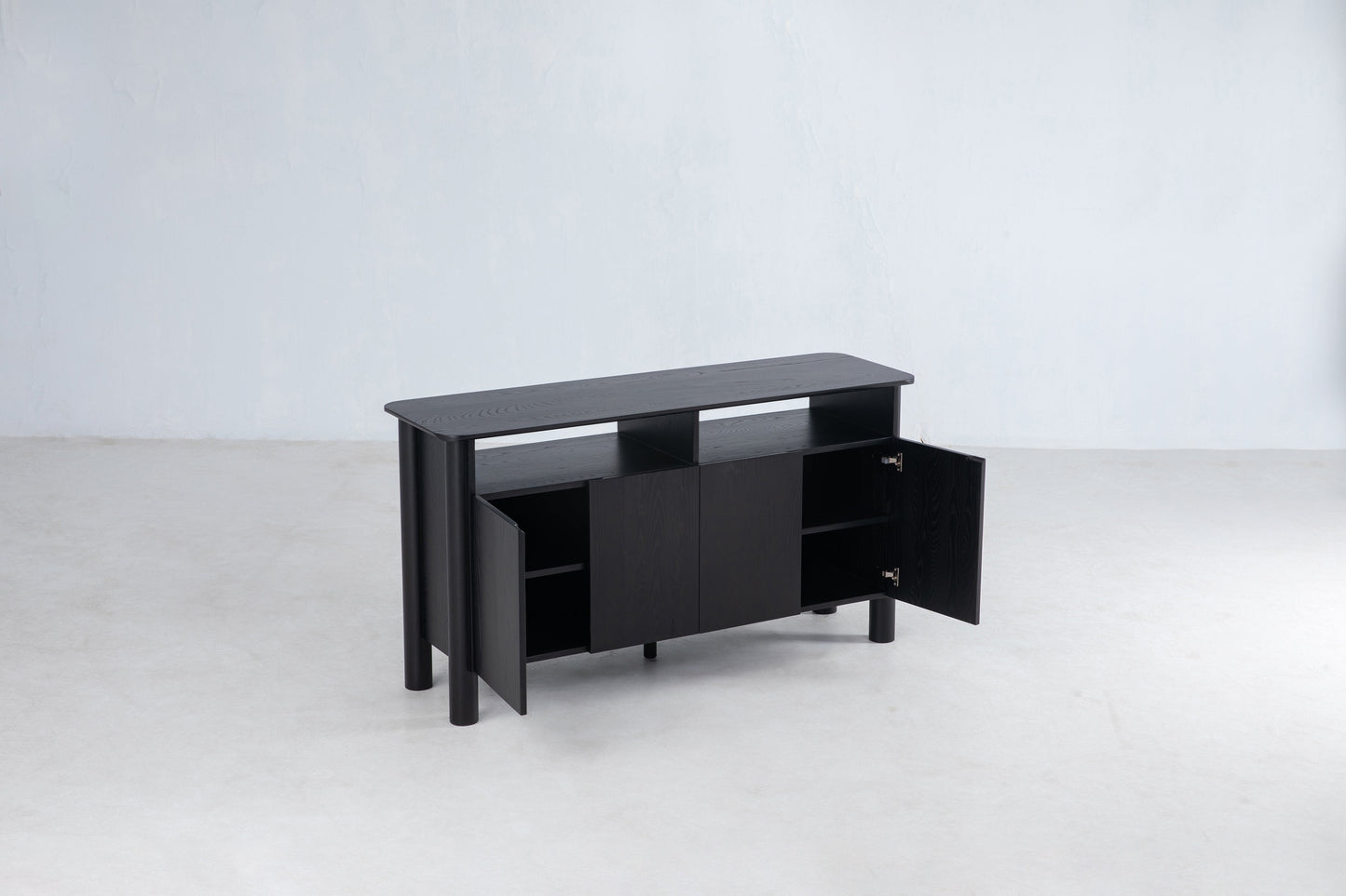 Arc Sideboard in Black by Sun at Six Sideboards