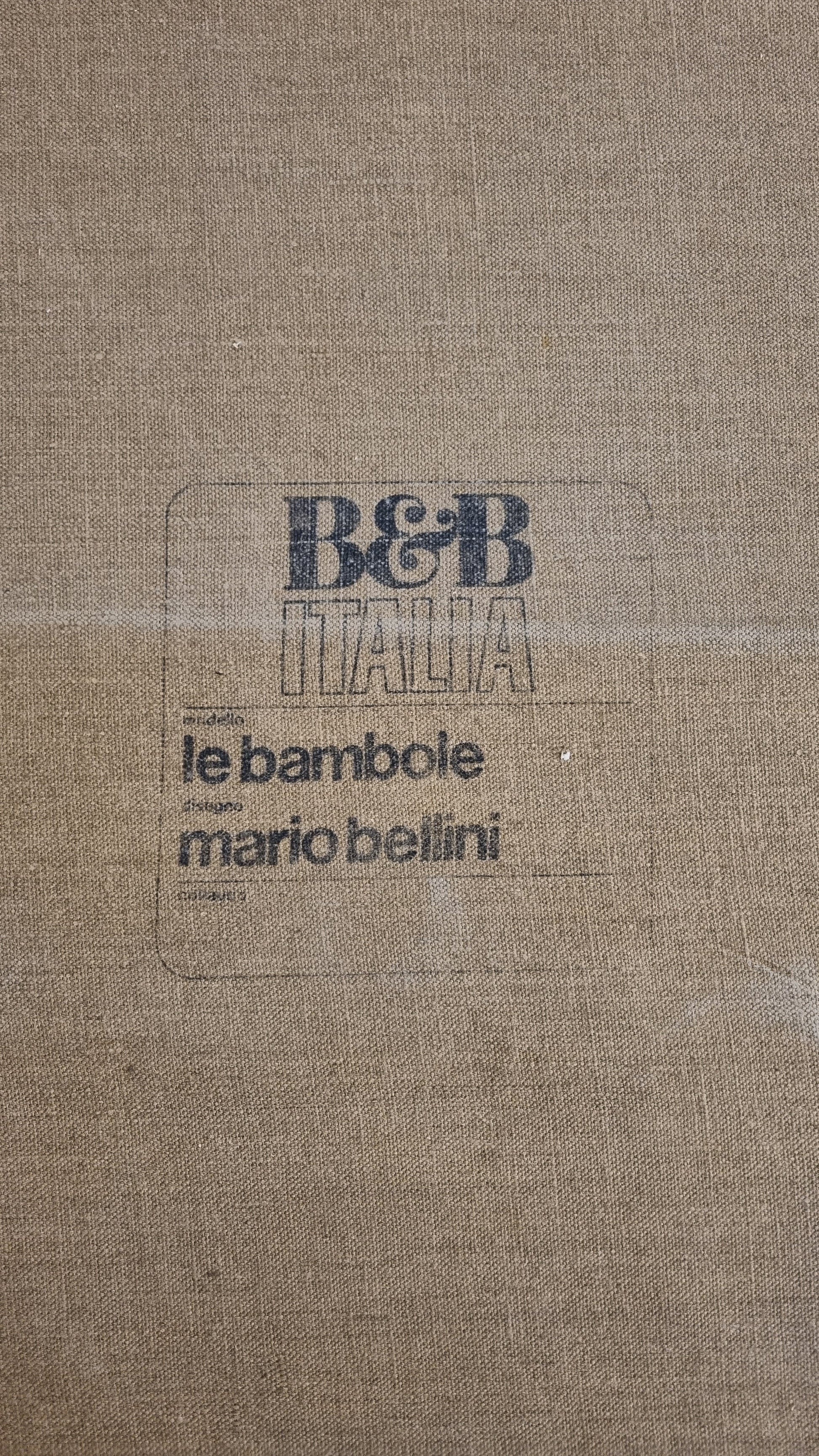 Le Bambole Armchair Designed by Mario Bellini for B&B Italia, 1972 Chairs