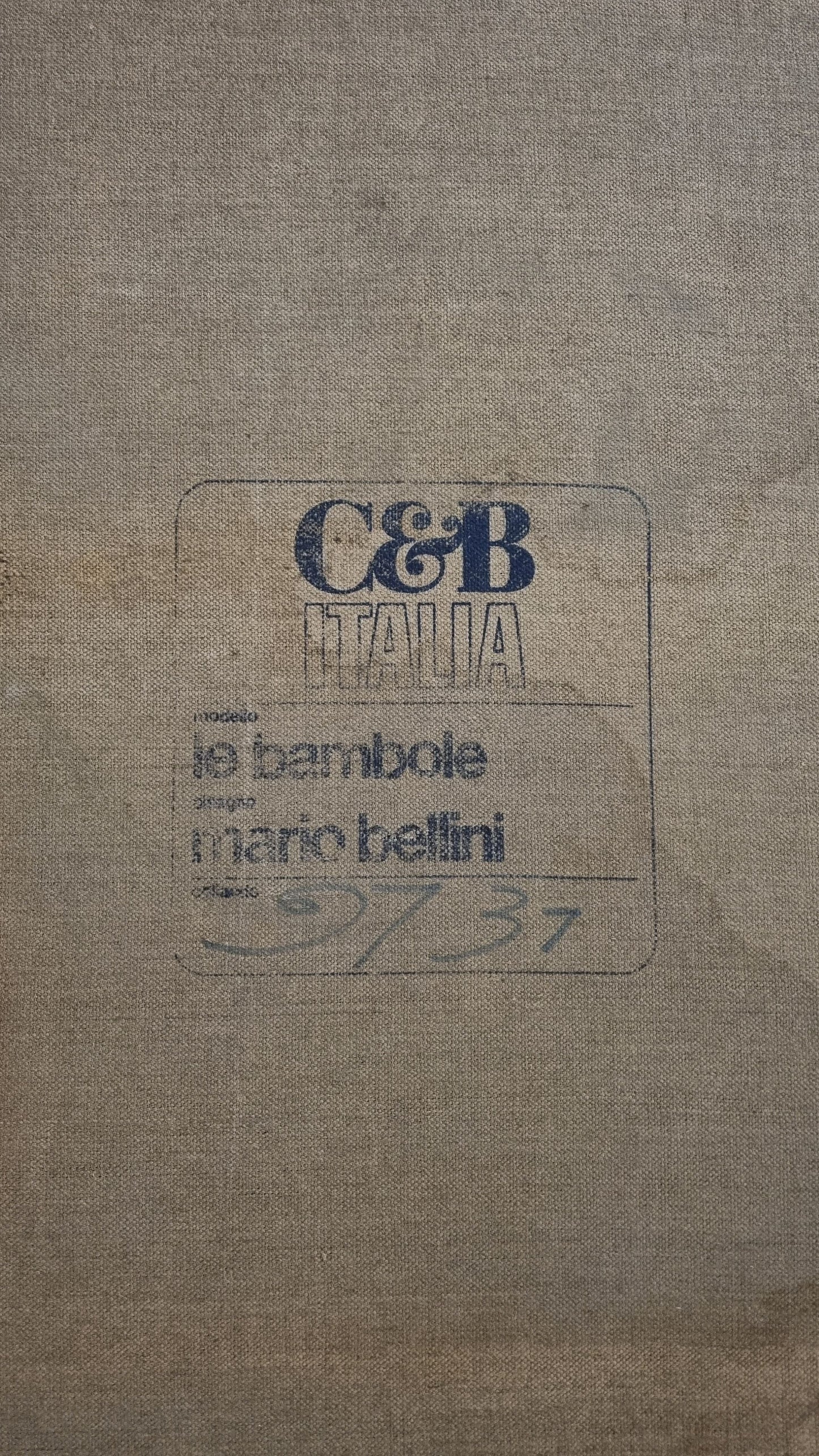Le Bambole Armchair Designed by Mario Bellini for C&B Italia, 1970s Chairs