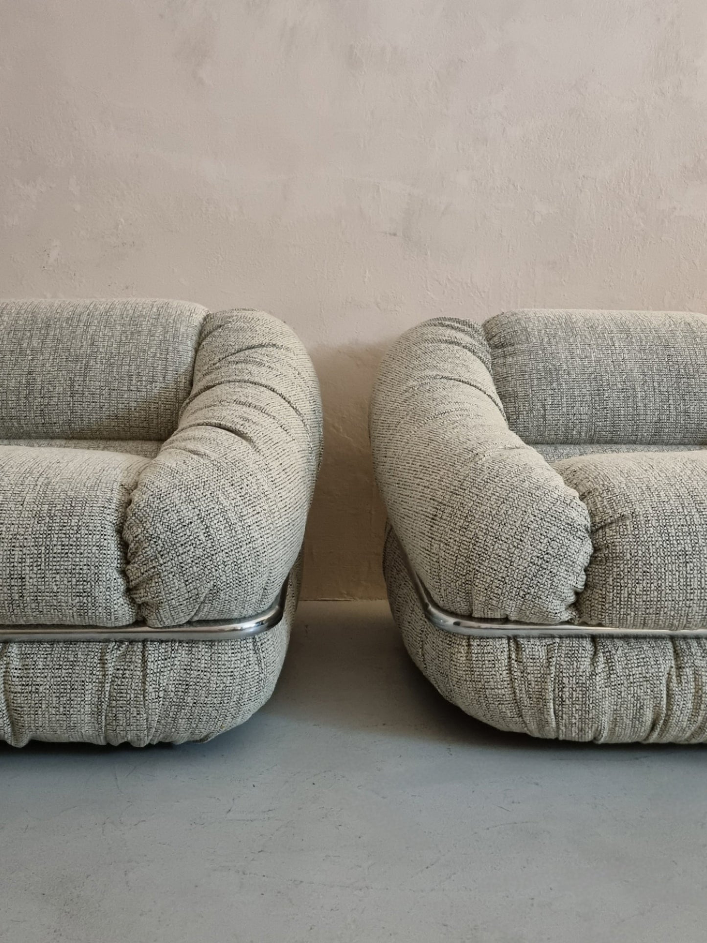 Armchairs of Italian Production, 1970s Chairs