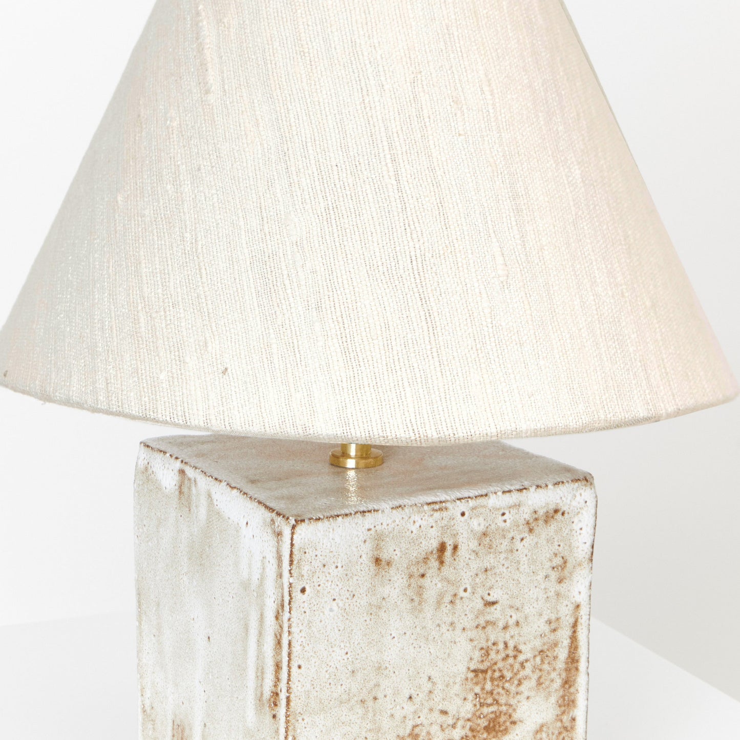 Arouca Table Light in White on Brown Clay by Project 213A Table Lamps
