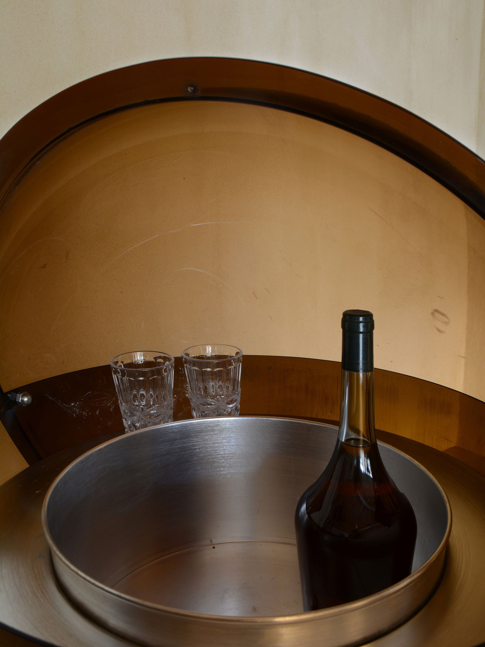 Bar Cabinet in Metal and Plastic, Ca. 1960s Cabinets
