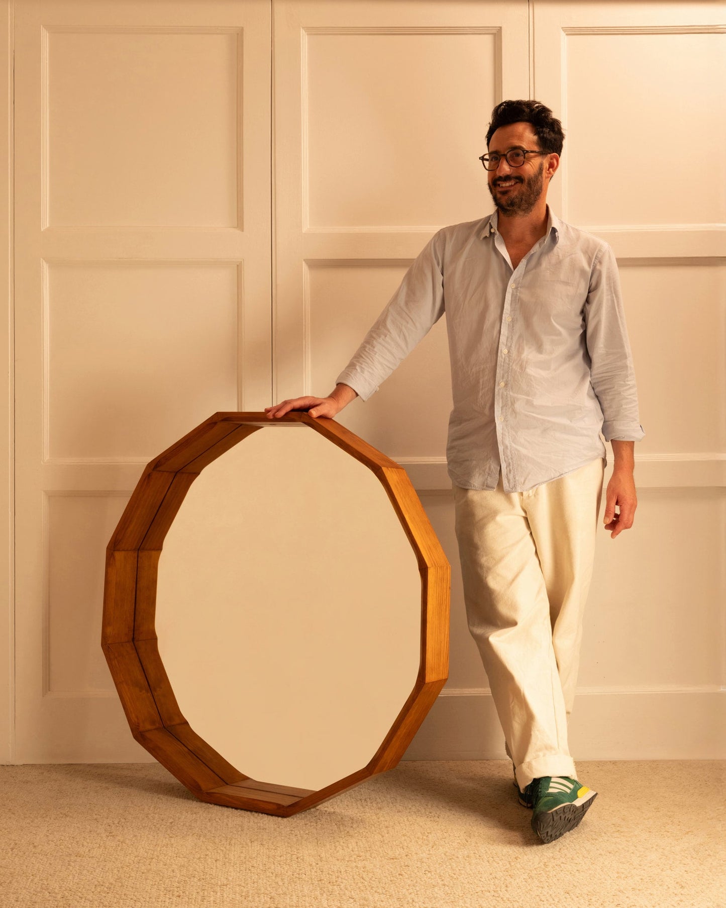 Beveled Mirror, Italy 20th Century Mirrors