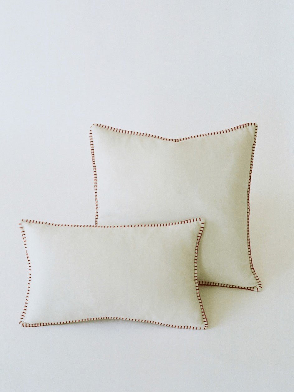 Billie Cashmere Lumbar Pillow - Cerise Pillows