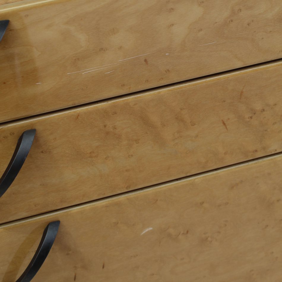 Birdseye Maple Coffee Table by Giovanni Offredi Coffee Tables
