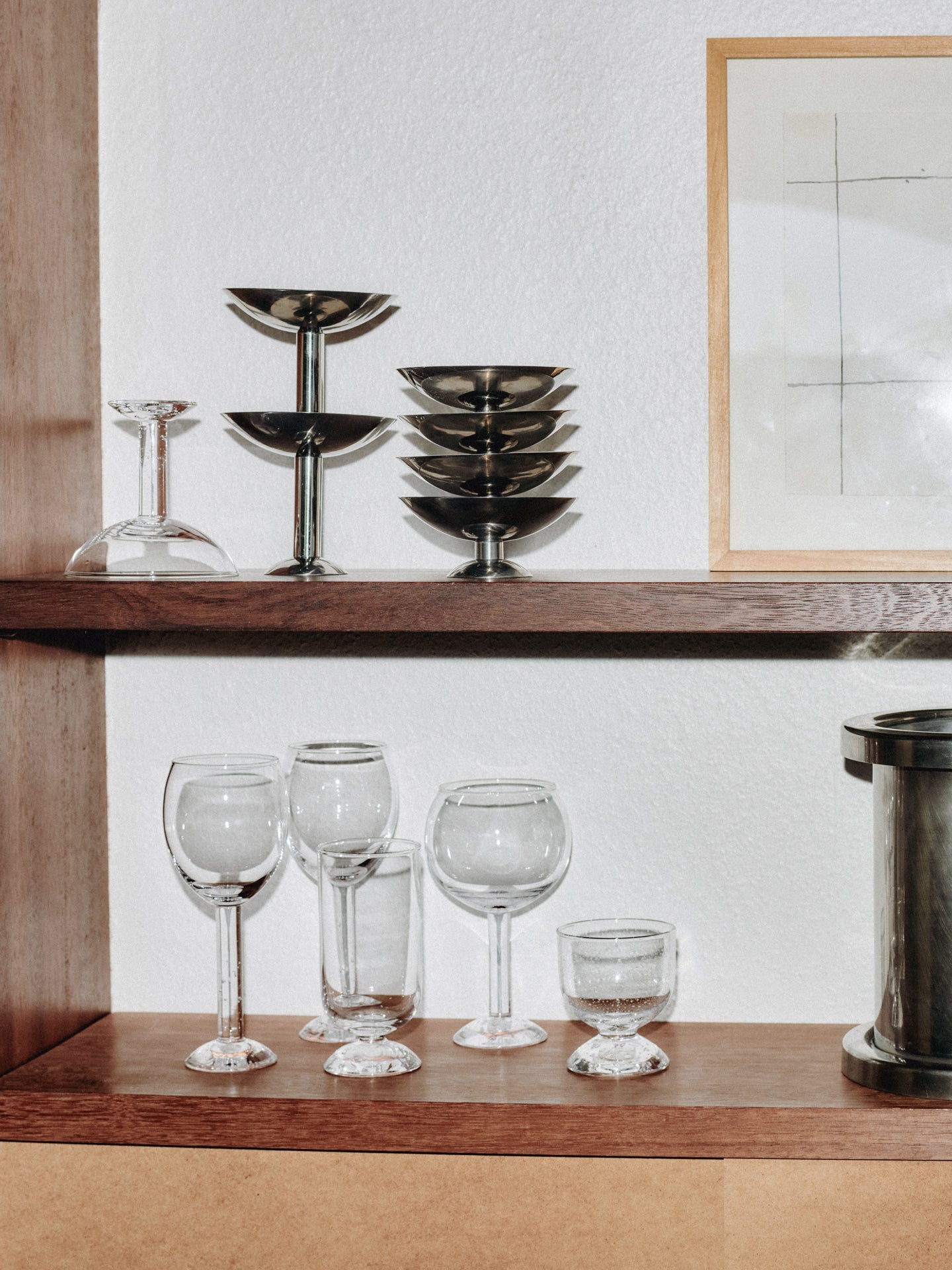 Bubble Cocktail Glass - Plain Top (Set of Two) Decorative Objects