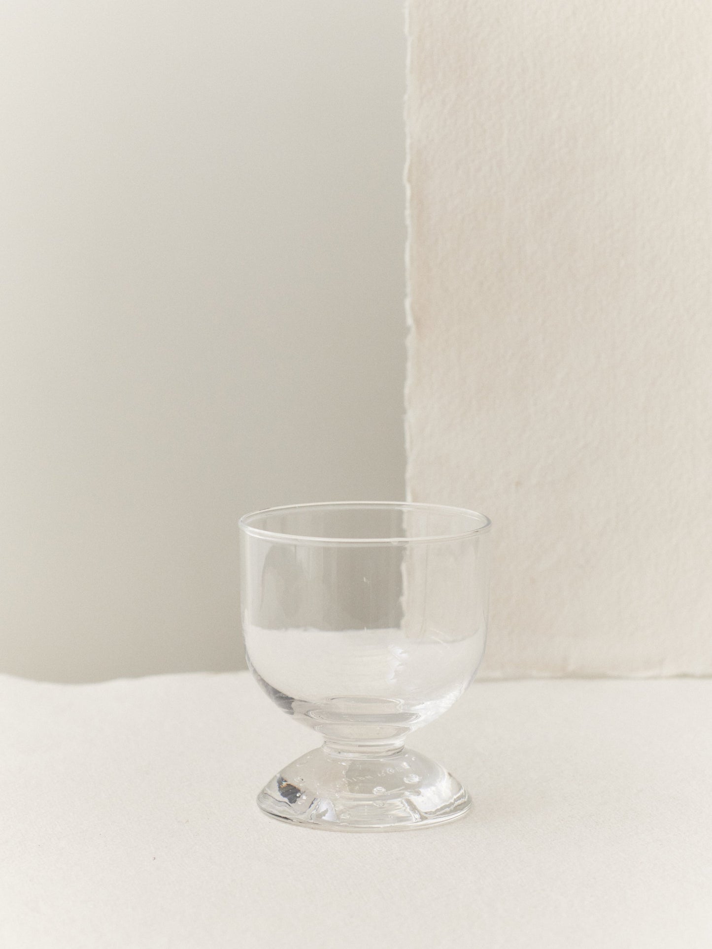 Bubble Water Glass - Low, Plain Top (Set of Two) Decorative Objects