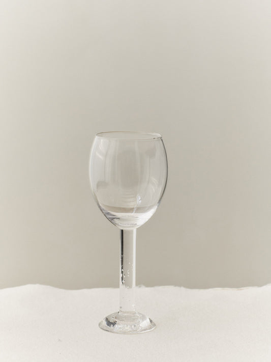 Bubble Wine Glass, Plain Top (Set of Two) Decorative Objects
