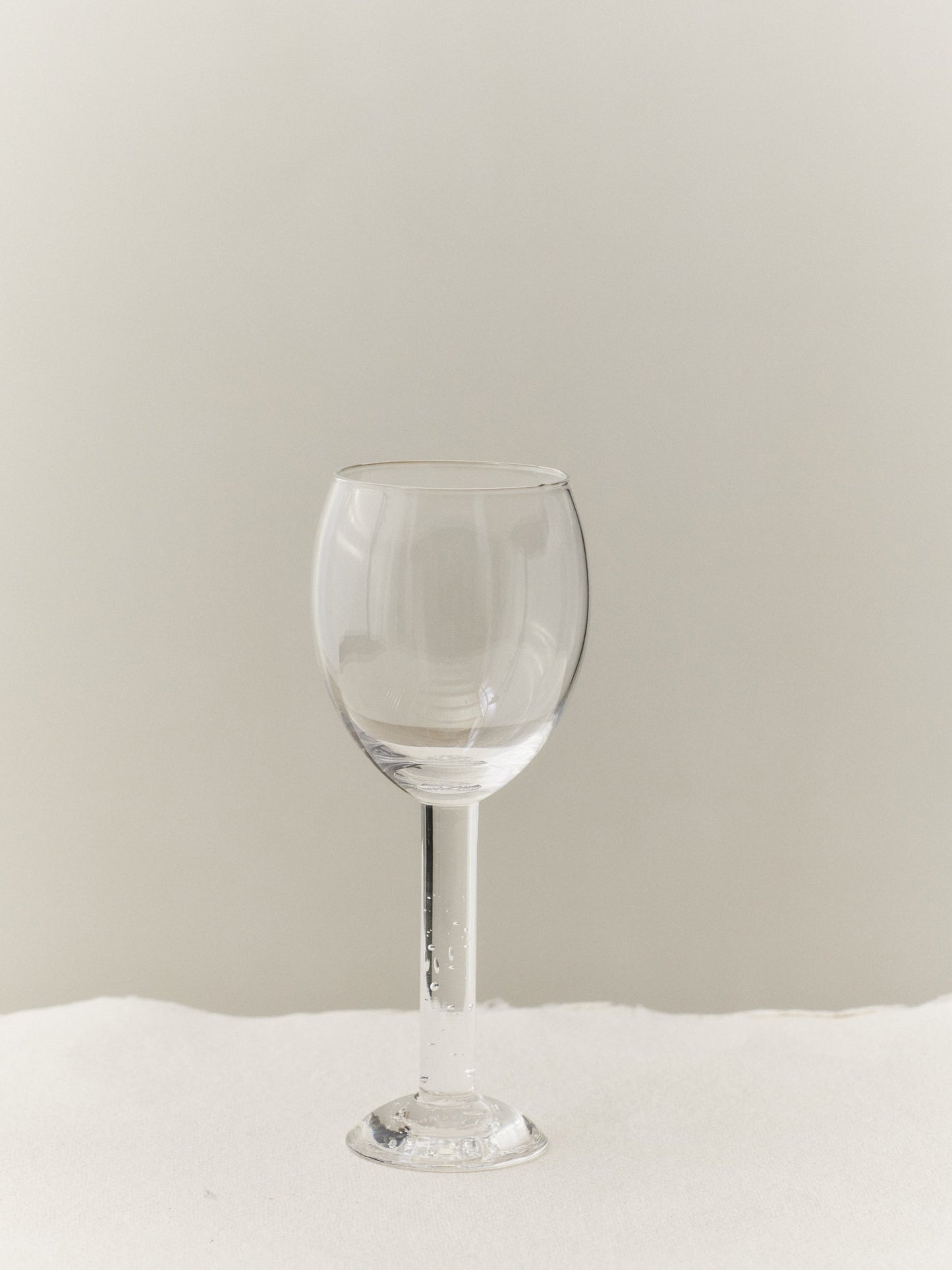 Bubble Wine Glass, Plain Top (Set of Two) Decorative Objects