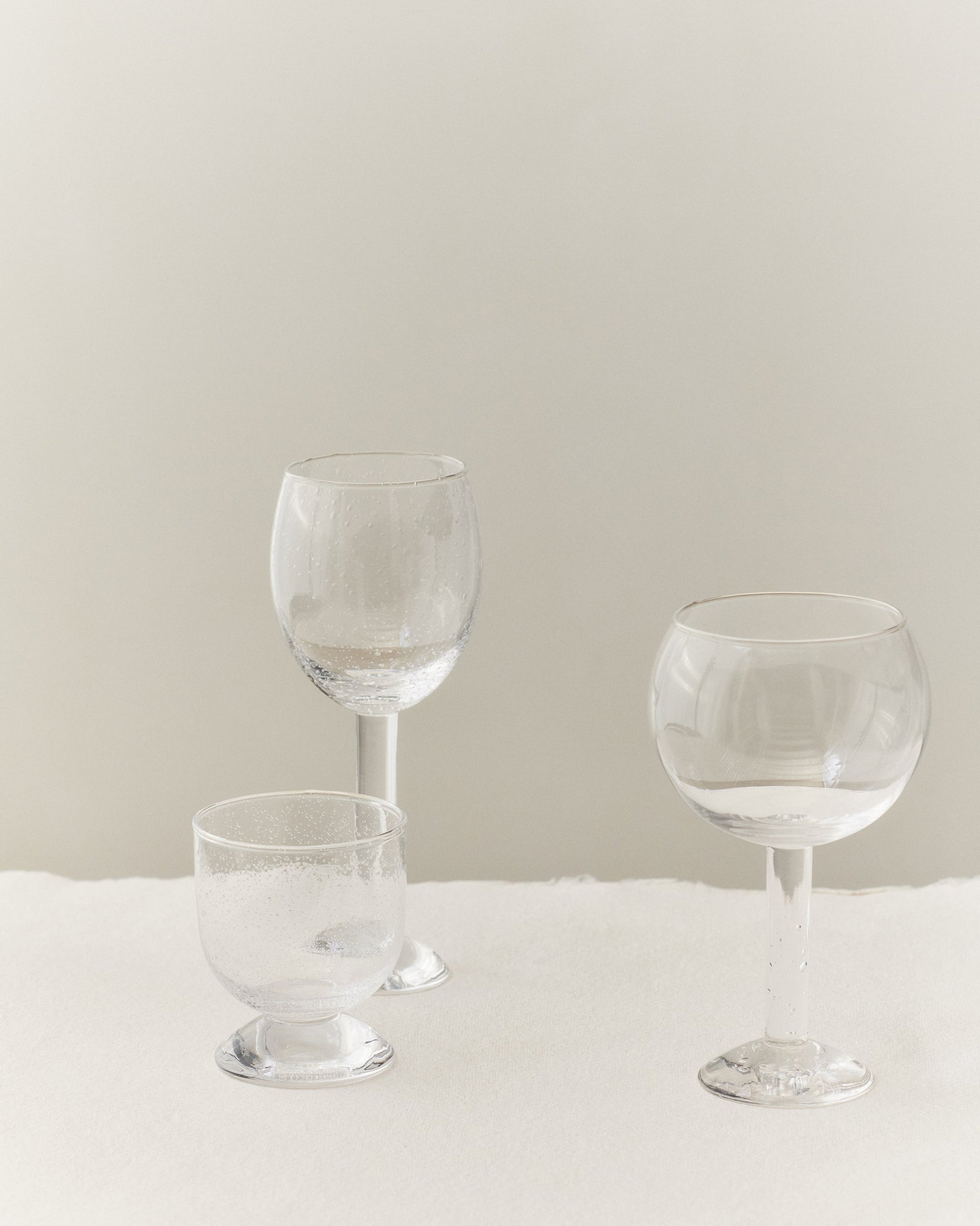 Bubble Wine Glass (Set of Two) Decorative Objects