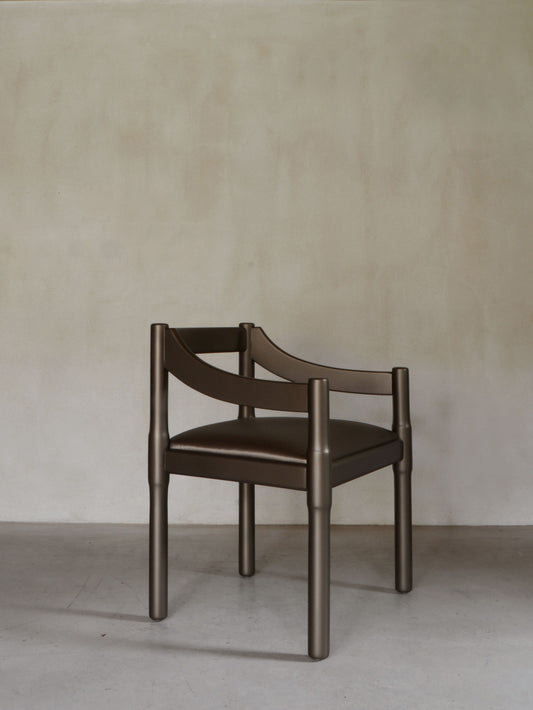 Carimate Bronze Chair by Vico Magistretti For Cassina, Ca.1970 Chairs