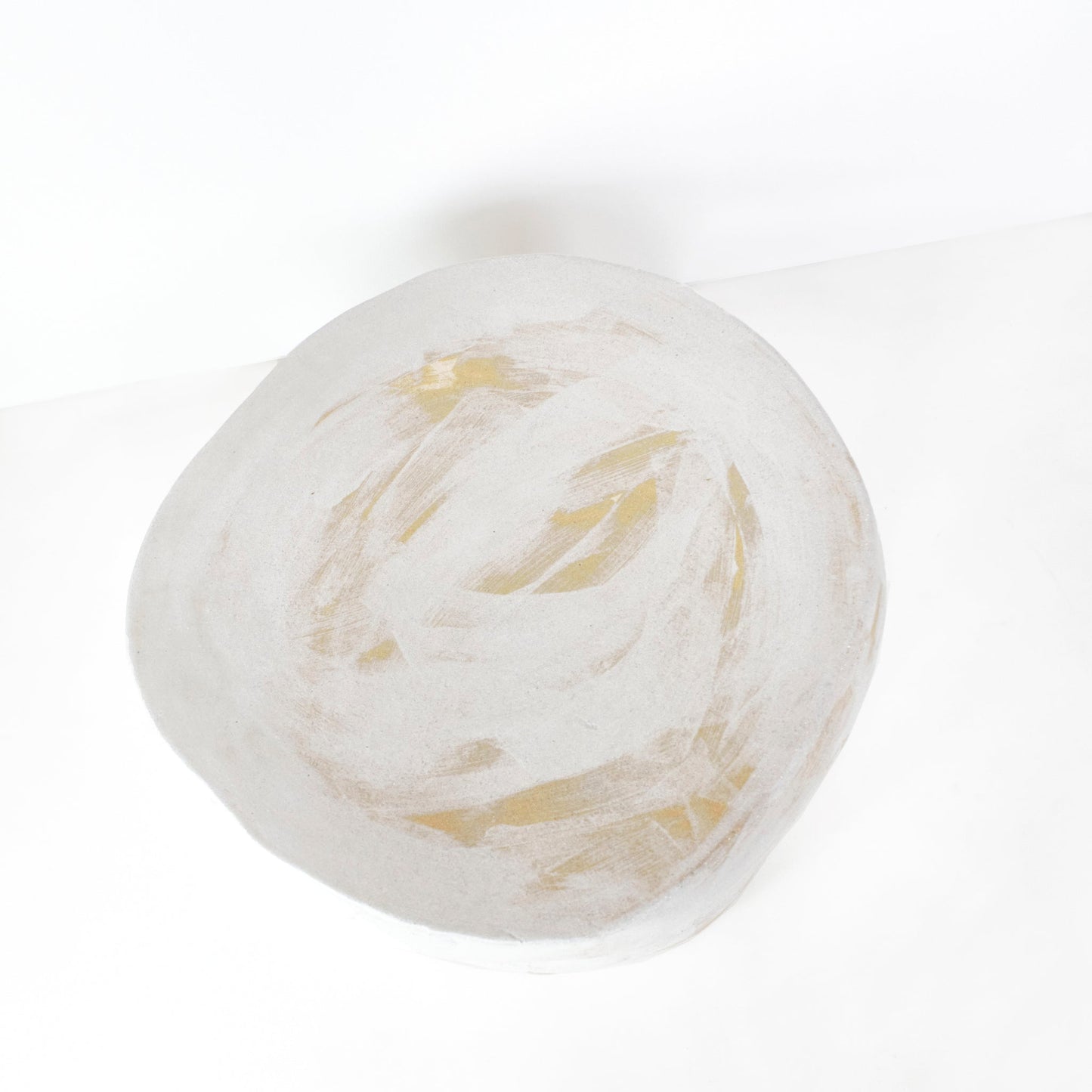 Ceramic Coffee Table No1 in Brushed White Coffee Tables