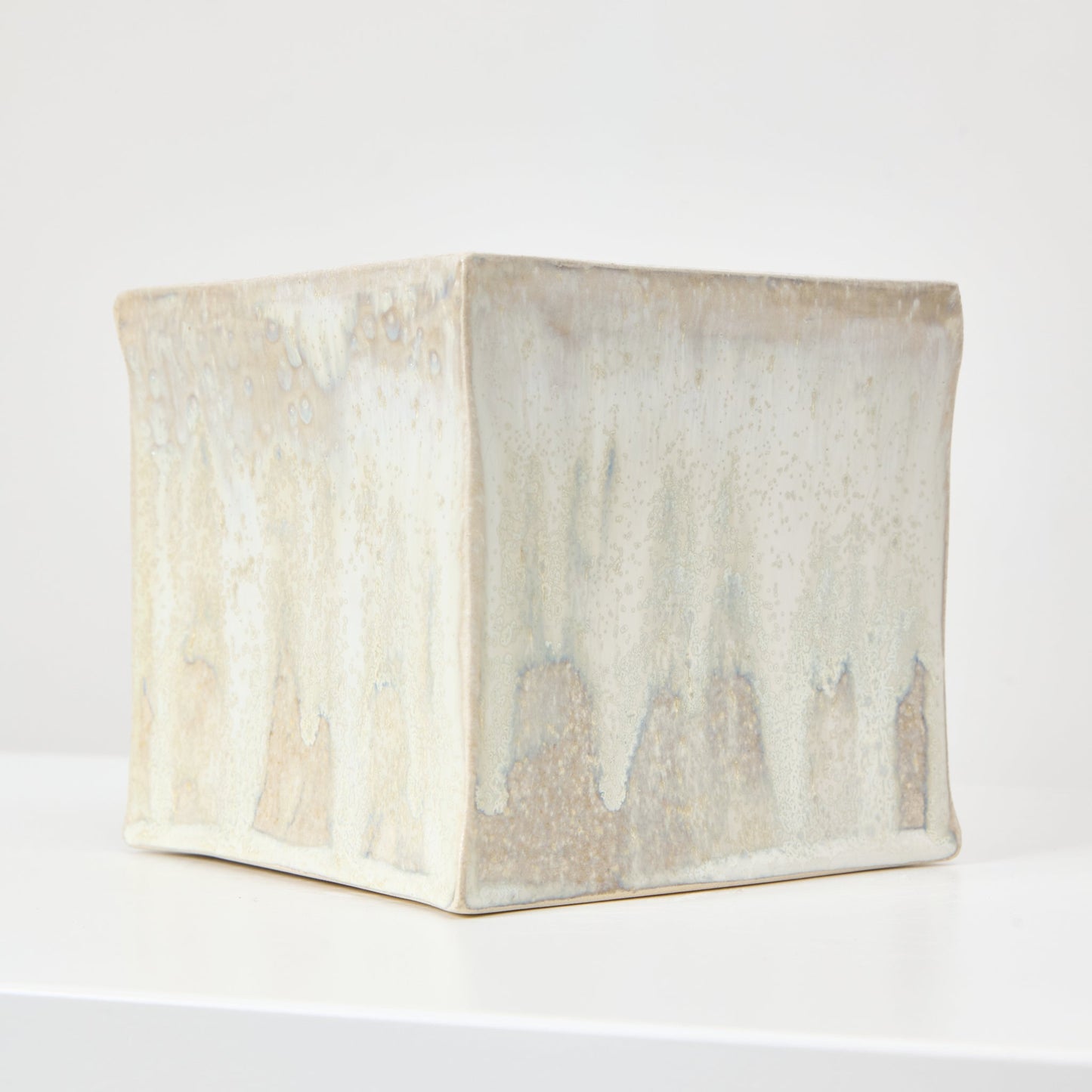 Ceramic Square Tissue Box in Roquefort Tissue Box
