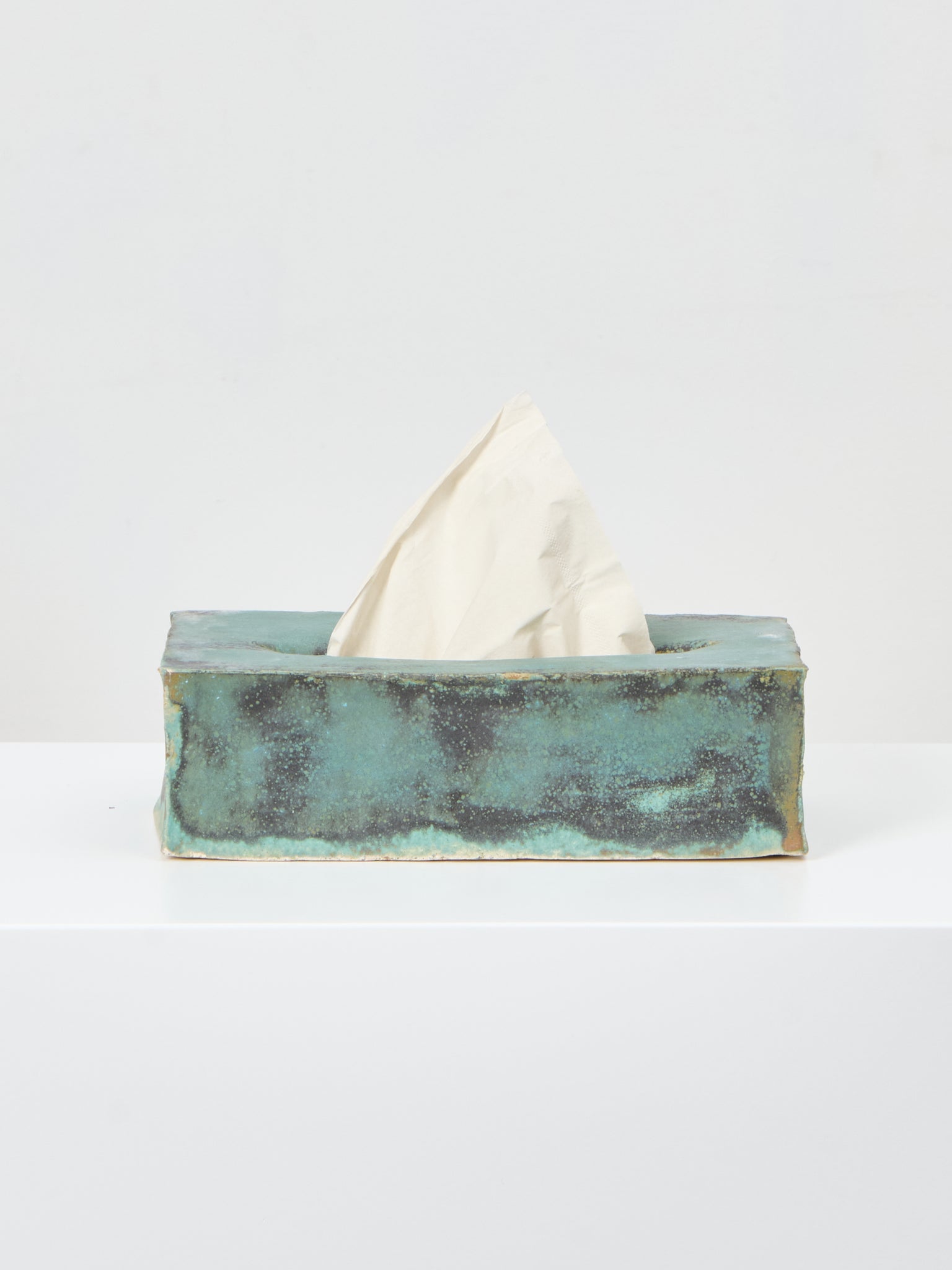 Ceramic Tissue Box in Musgo Tissue Box