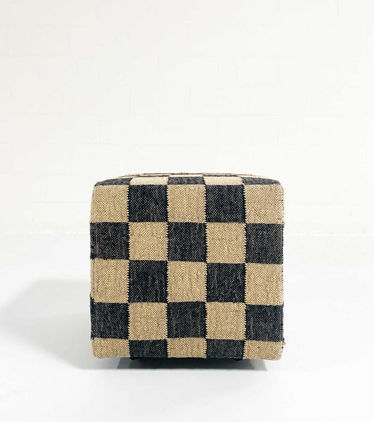 The Forsyth Checkerboard Pouf