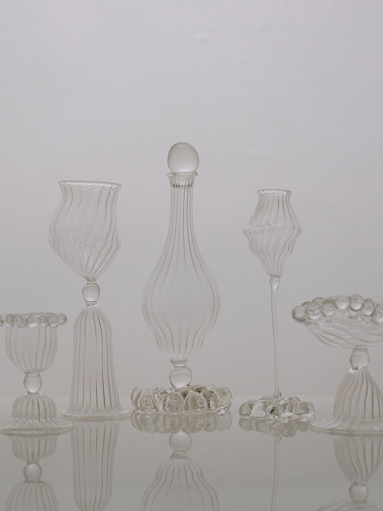 Cleodore Glass (Set of 2) by Justine Menard Serveware