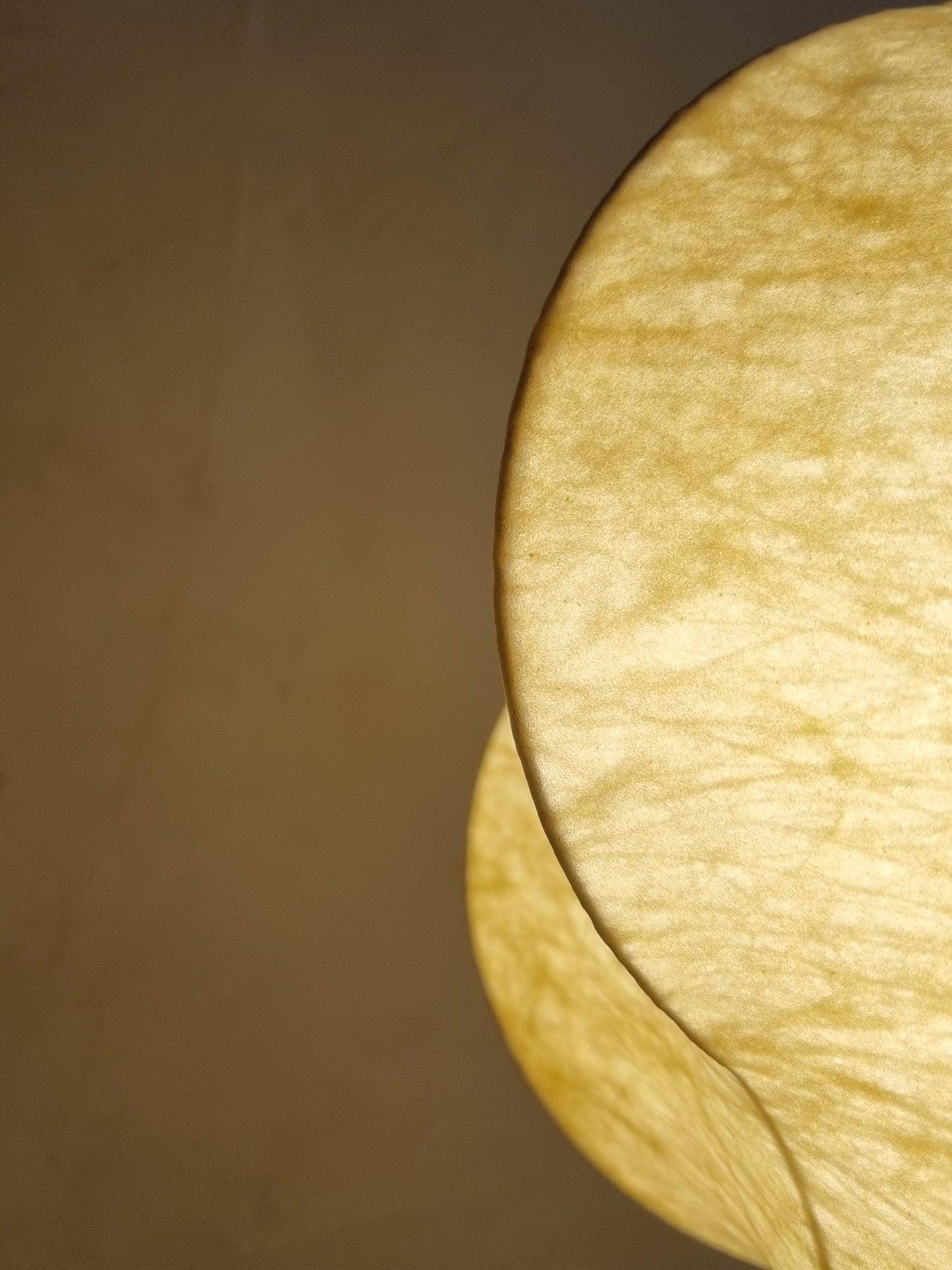 Cocoon Suspension Lamp of Italian Production, 1960s Pendant Lights