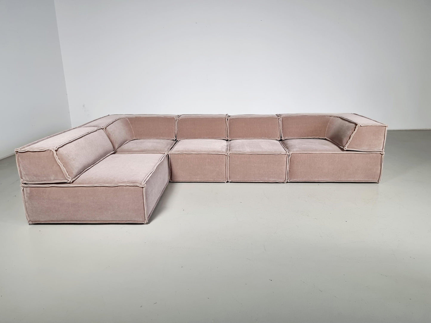Cor Trio Sofa in Beige Mohair by Team Form Ag for Cor Furniture, 1970s Sofas