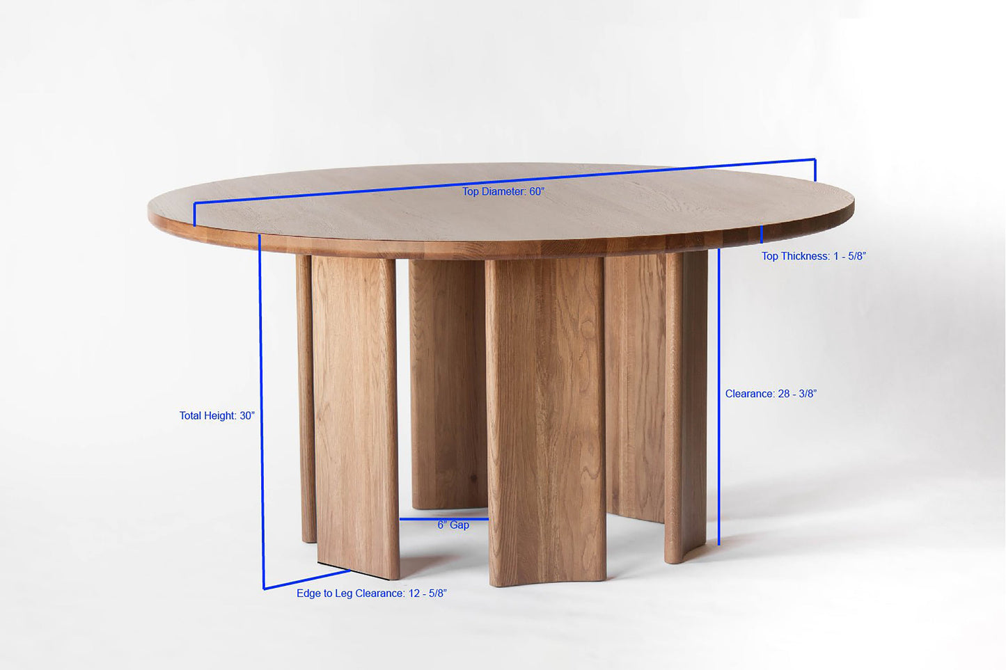Crest Round Dining Table by Sun at Six Dining Tables