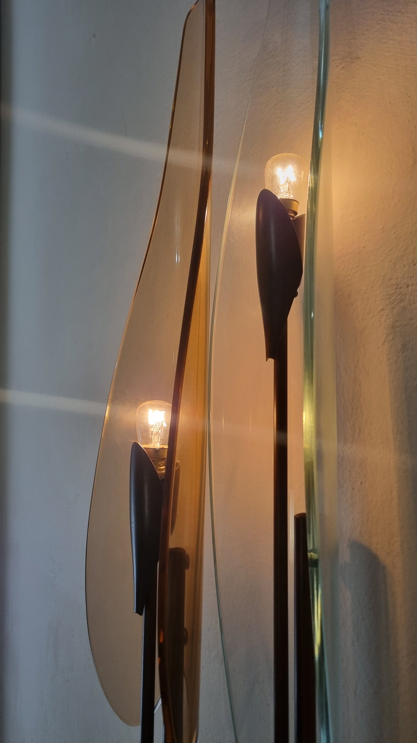 Dahlia Mod. 1461 Wall Sconce by Max Ingrand for Fontana Arte, 1955 Sconces