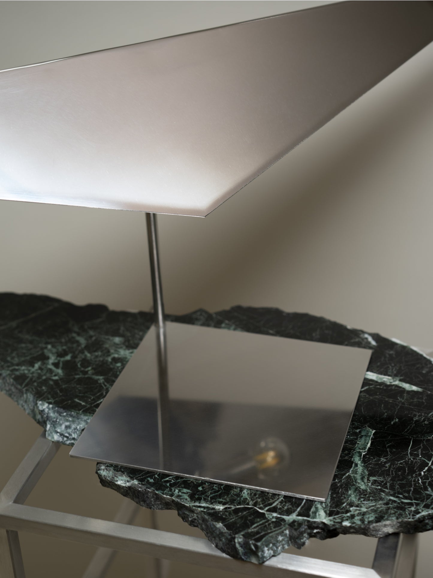 Vesica Piscis Streight Lines Desk Lamp #4 by Georgiev Kiril Table Lamps