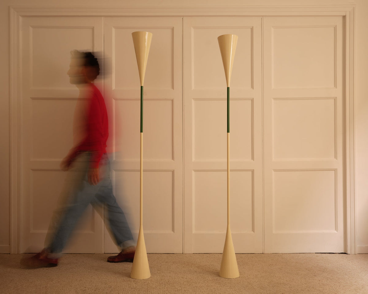 Diabolo Floor Lamps - France 1980s Floor Lamps
