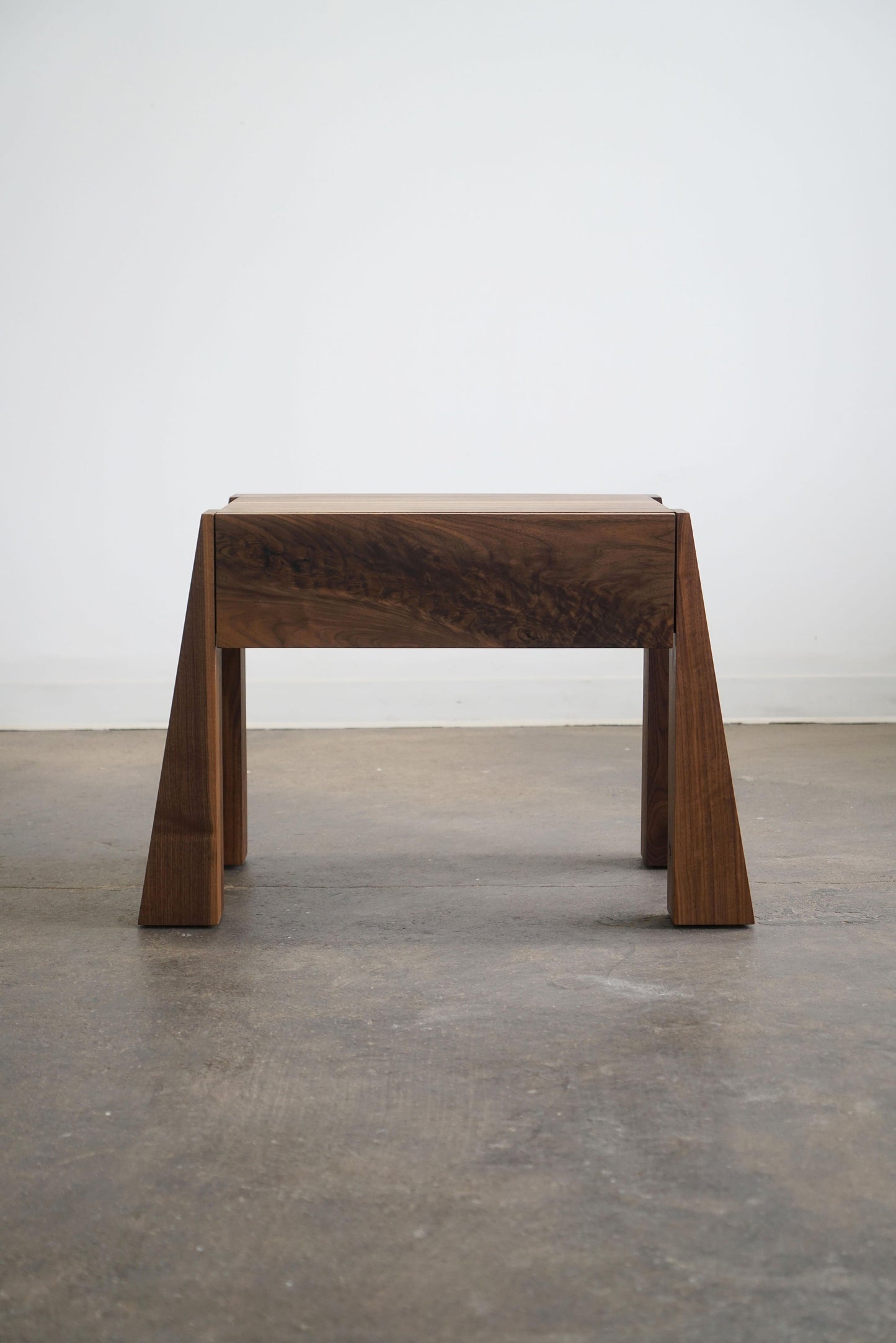 Dre Walnut Side Table by Last Workshop End Tables