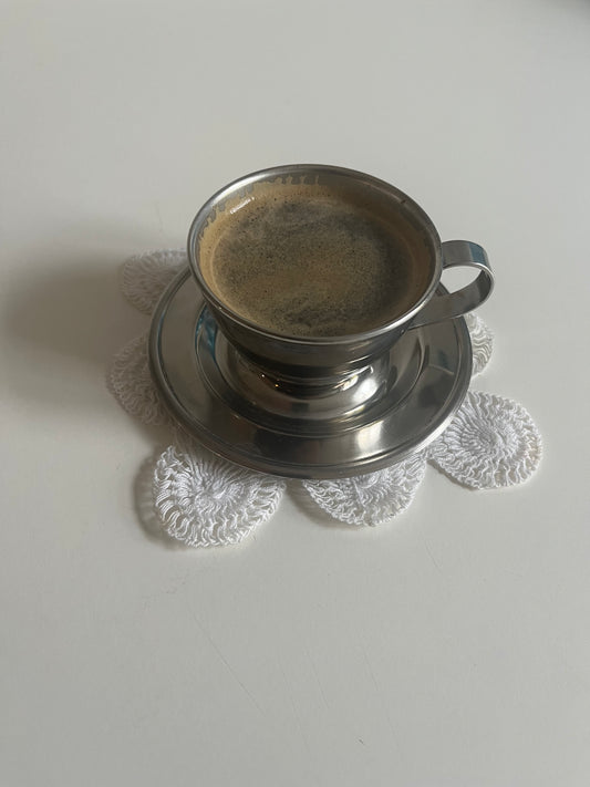 Tasse à expresso italienne en acier inoxydable