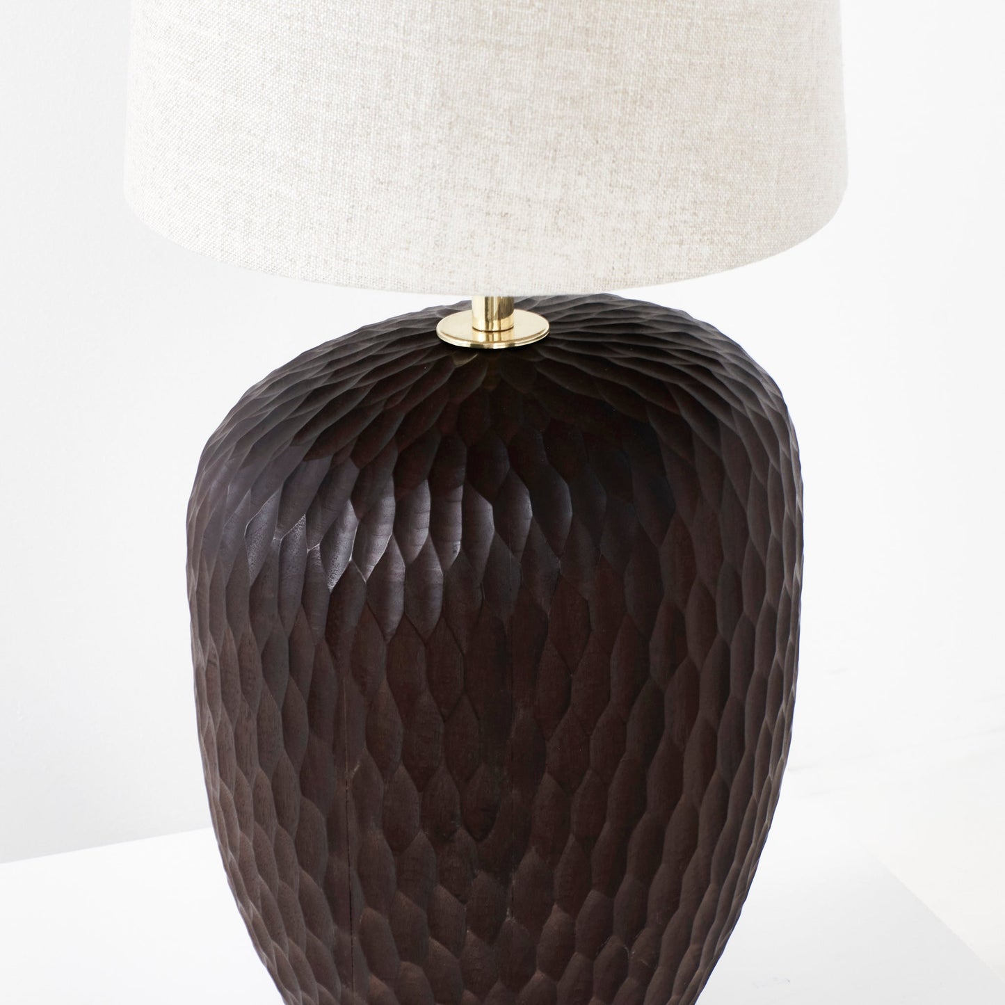 Foz Large Floor Light in Walnut Floor Lamps