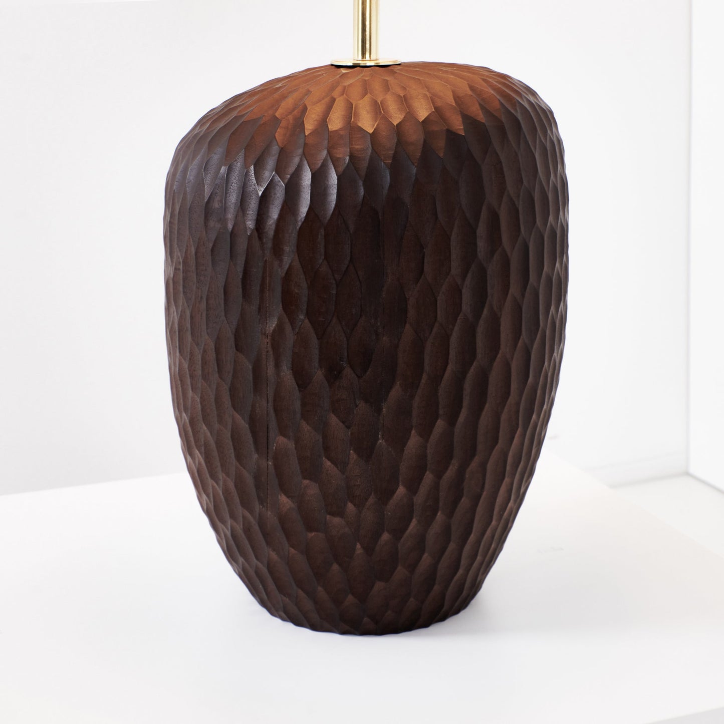 Foz Large Floor Light in Walnut Floor Lamps