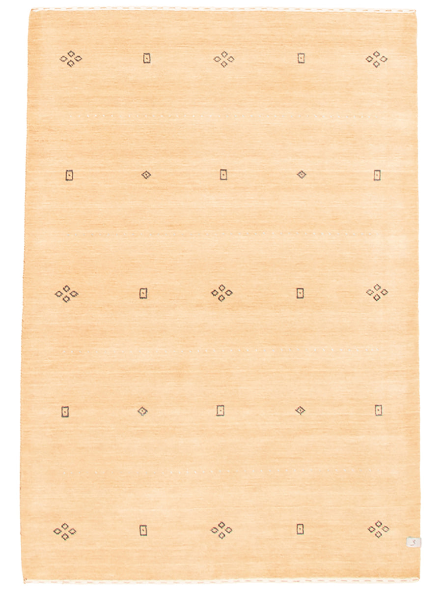 Gabbeh Rug in Barley, 5'2" x 7'5" Rugs