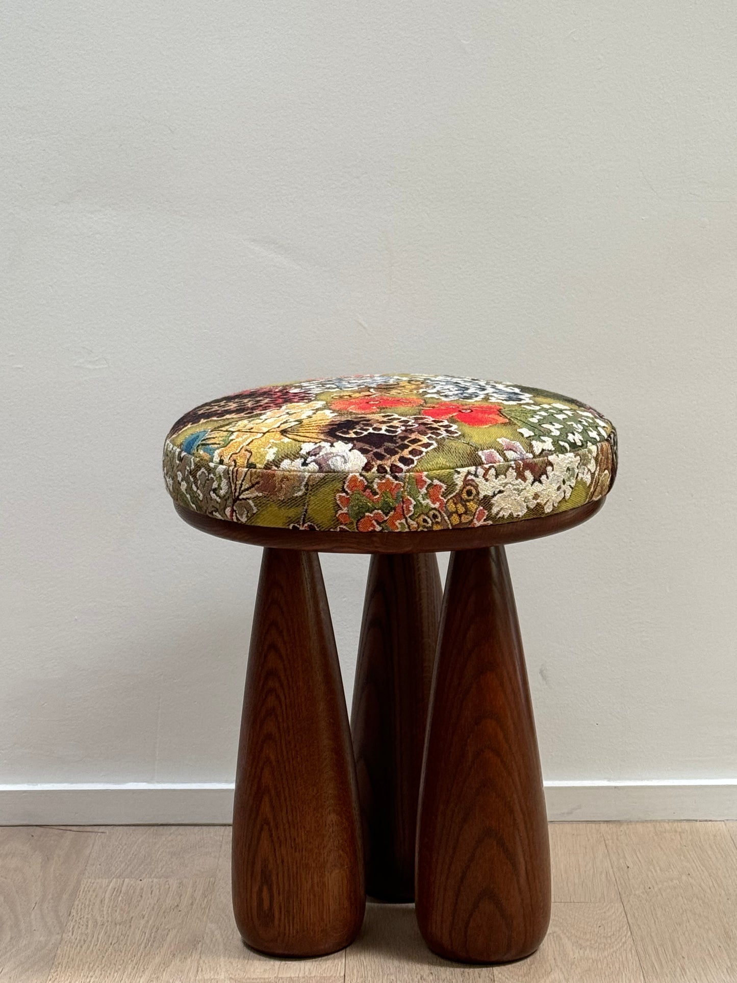 Floral Rue Stool by Claude Home x Studio Sam Klemick