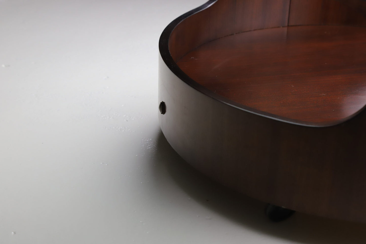 Italian Bar Cart In Walnut and Tinted Glass Carts