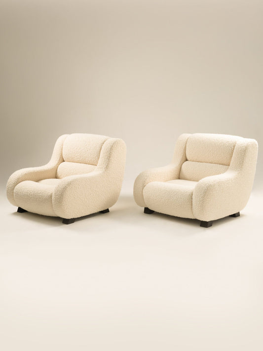 Italian Organic Armchairs, 1970s Chairs