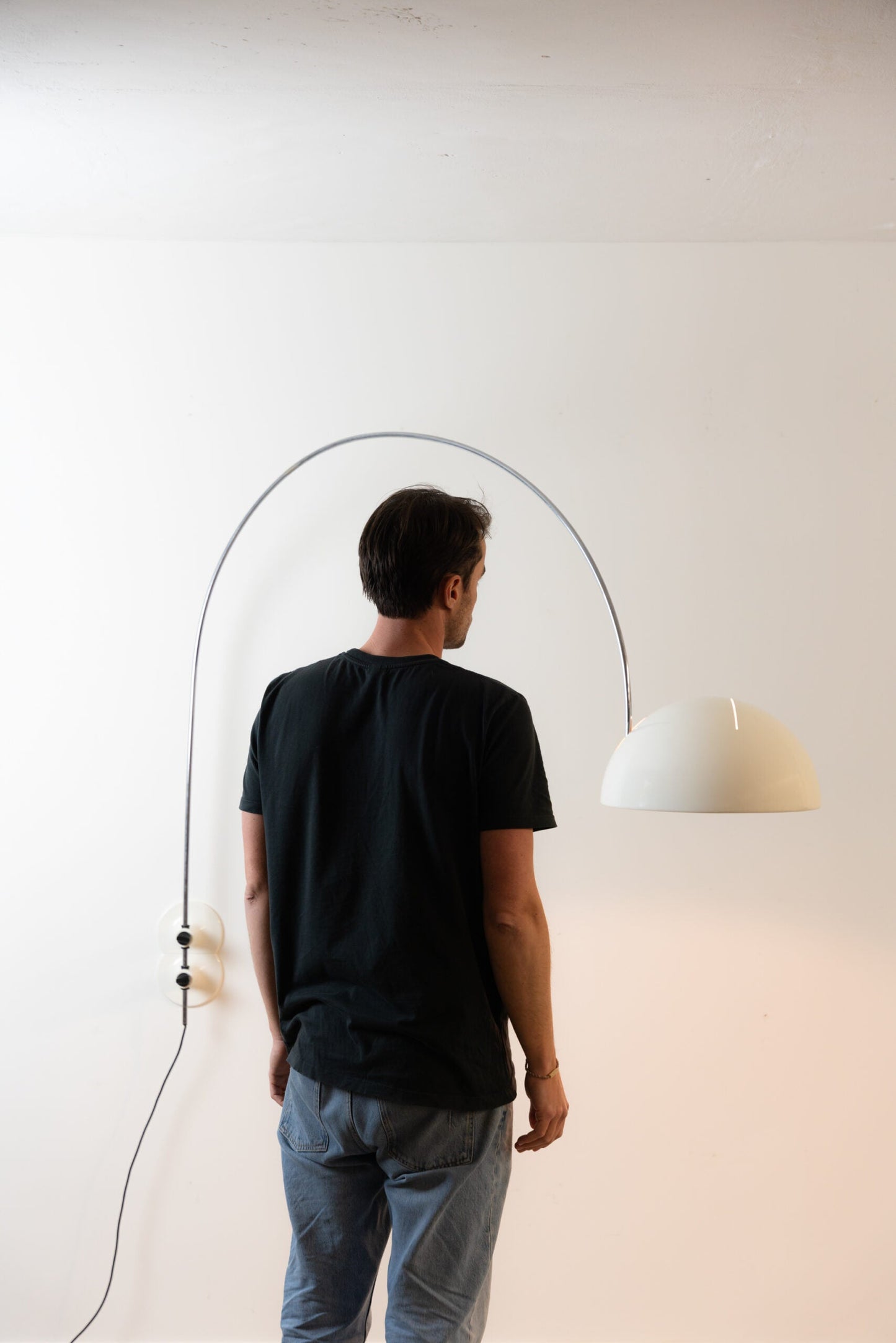 Joe Colombo "1159 Coupé" Wall Lamp for Oluce Sconces
