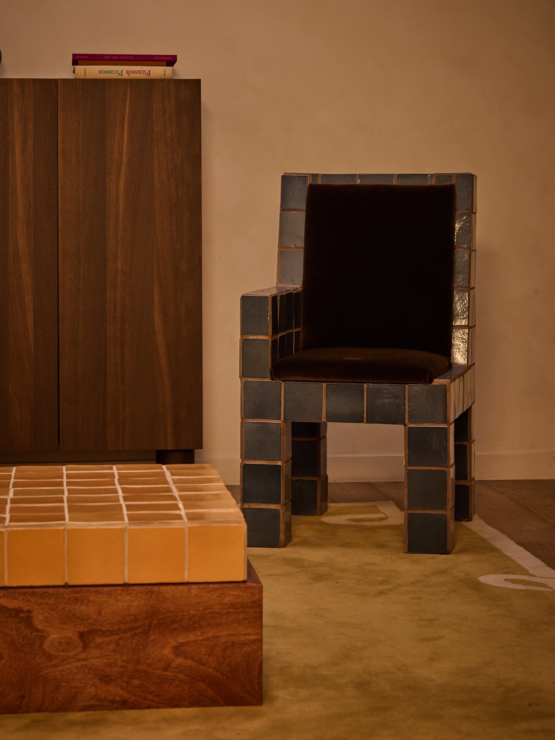 Jura Tiled Accent Chair Chairs