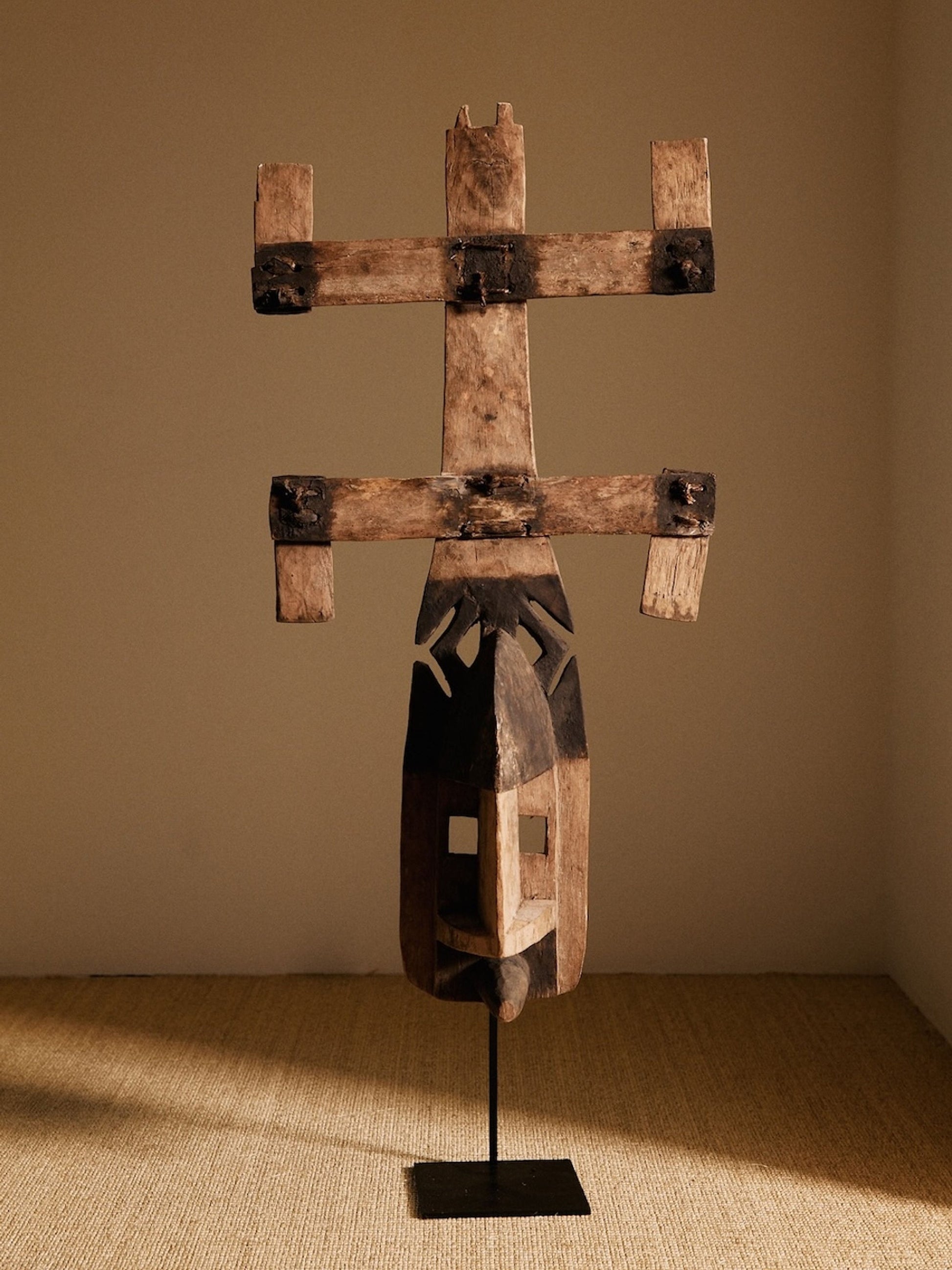 Kanaga Mask Sculpture, Mali, Circa 1980 Sculptures