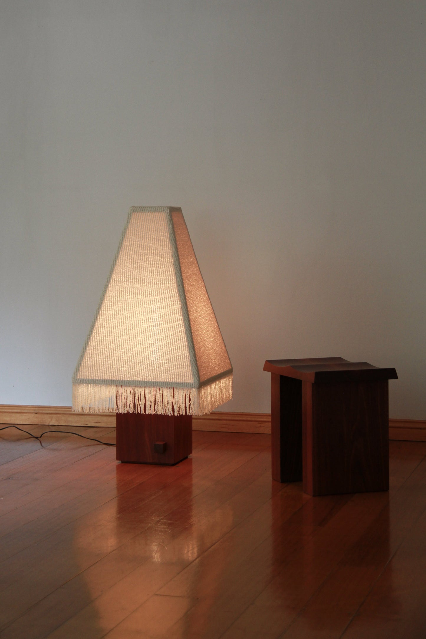 Kukeri Floor Lamp and Stool