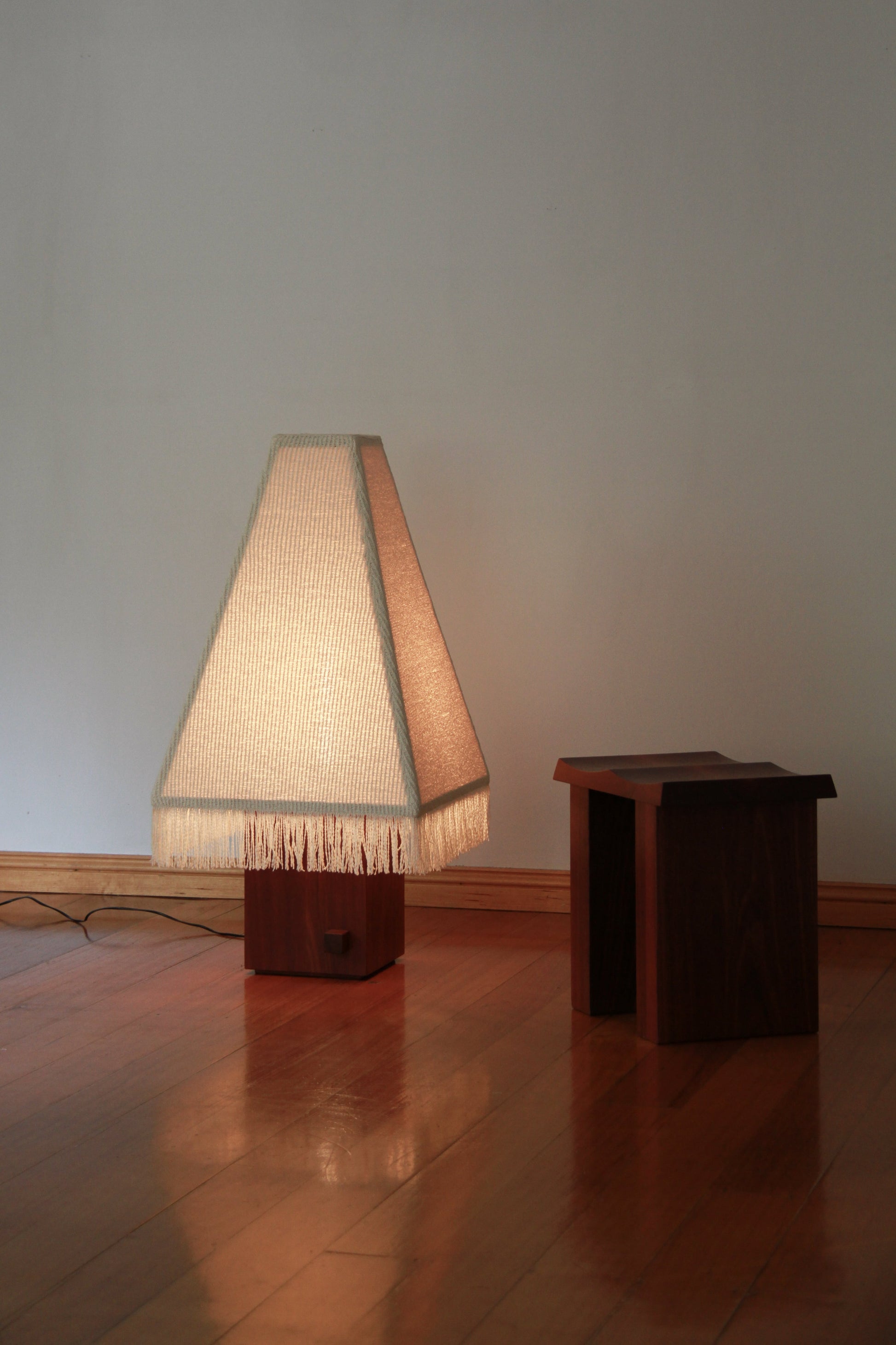 Kukeri Floor Lamp and Stool