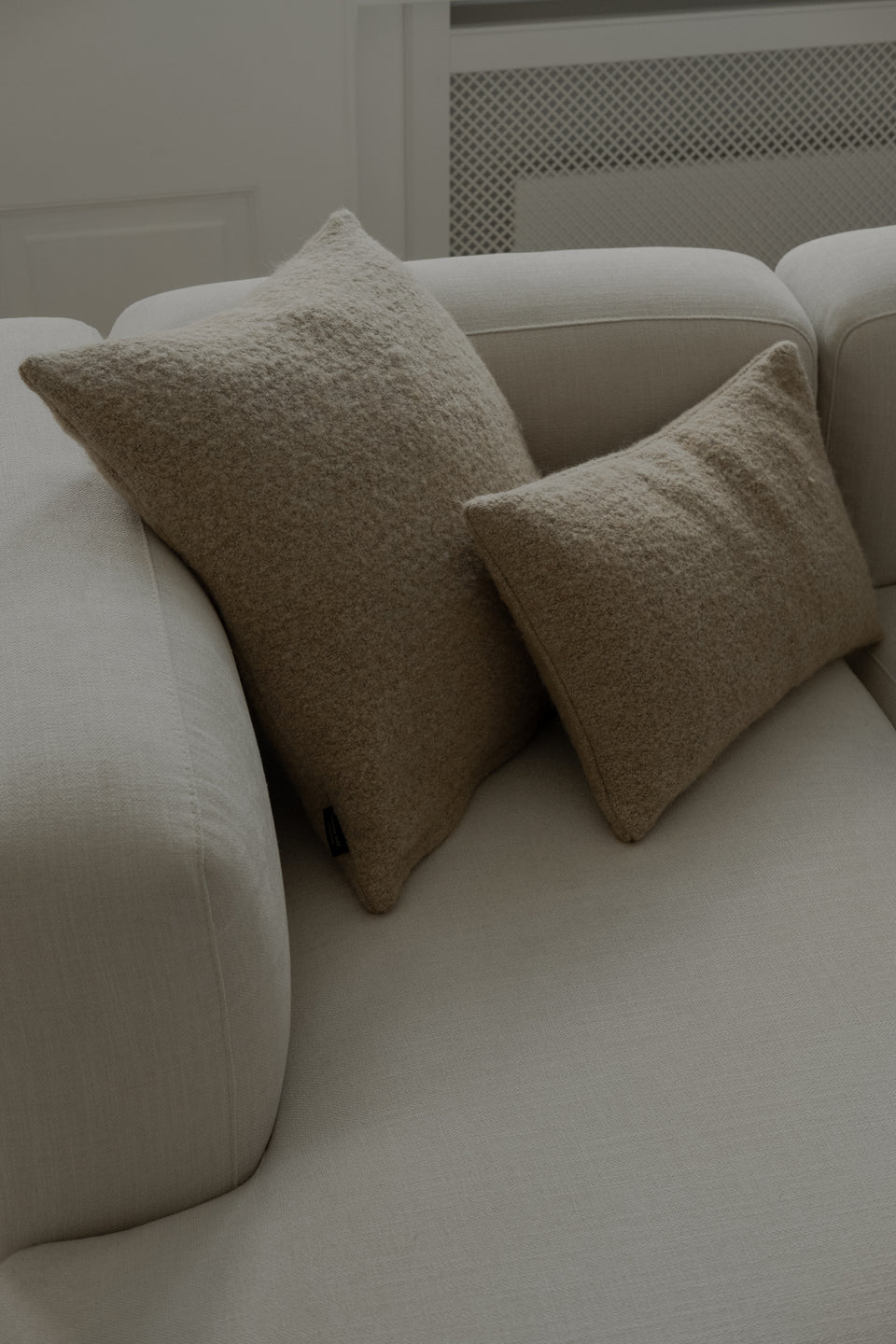 Heavy Pillow Felt Beige Pillows Claude Home