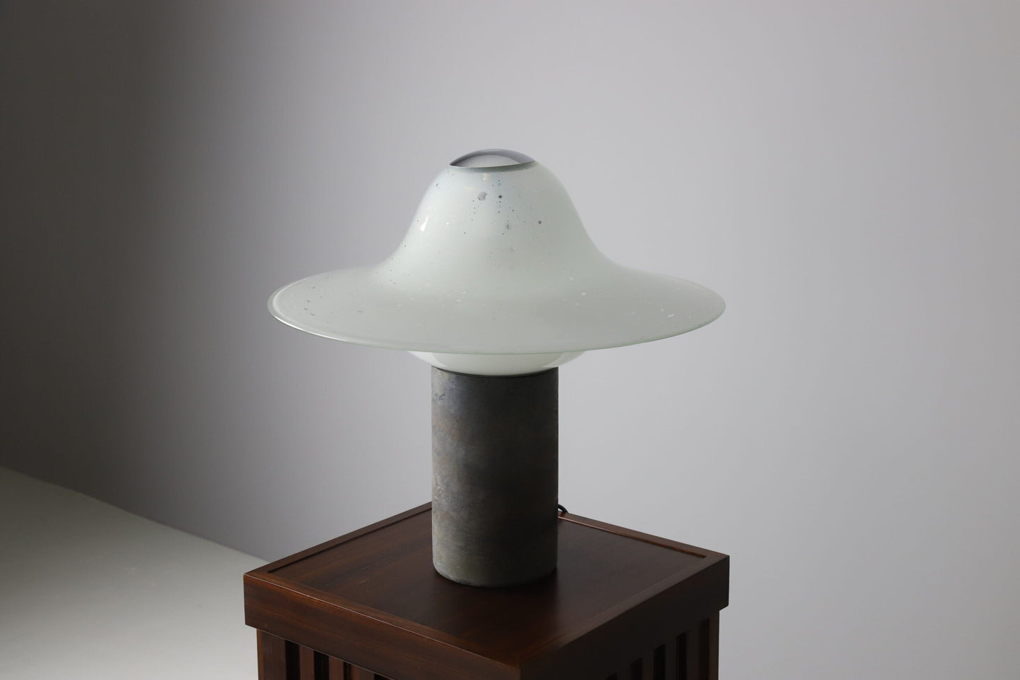 Large "Scavo" Table Lamp by Alfredo Barbini Table Lamps