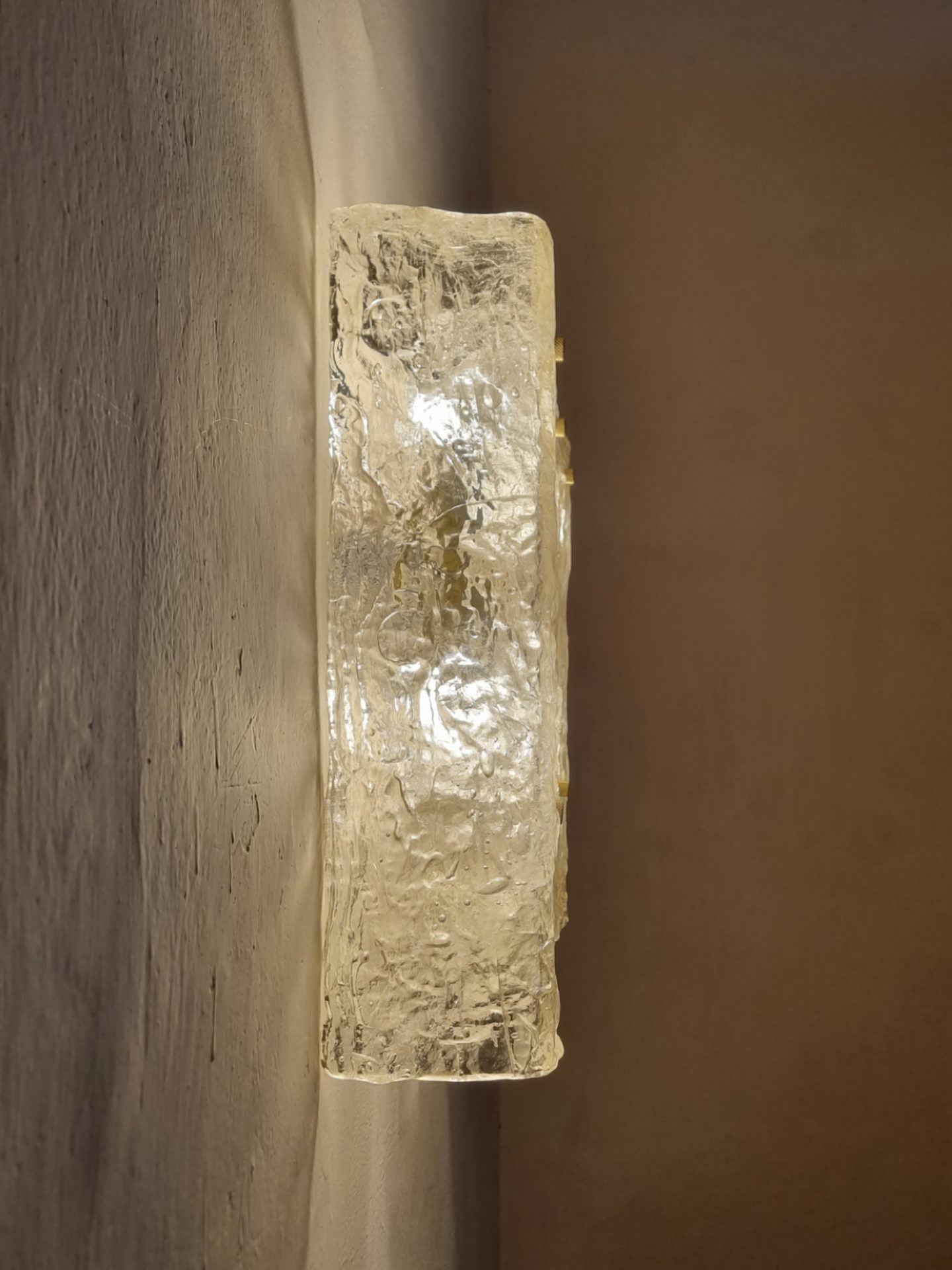 Wall Sconce Composed of 3 Large Murano Glass by Barovier & Toso, Italy 1960s Sconces